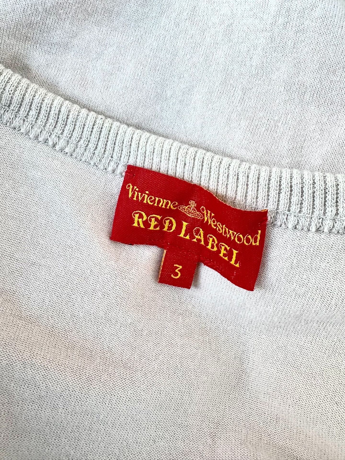 Vivienne Westwood Vivienne Westwood White Top with 3/4 Sleeves Size L / US 10 / IT 46 - 9 Thumbnail