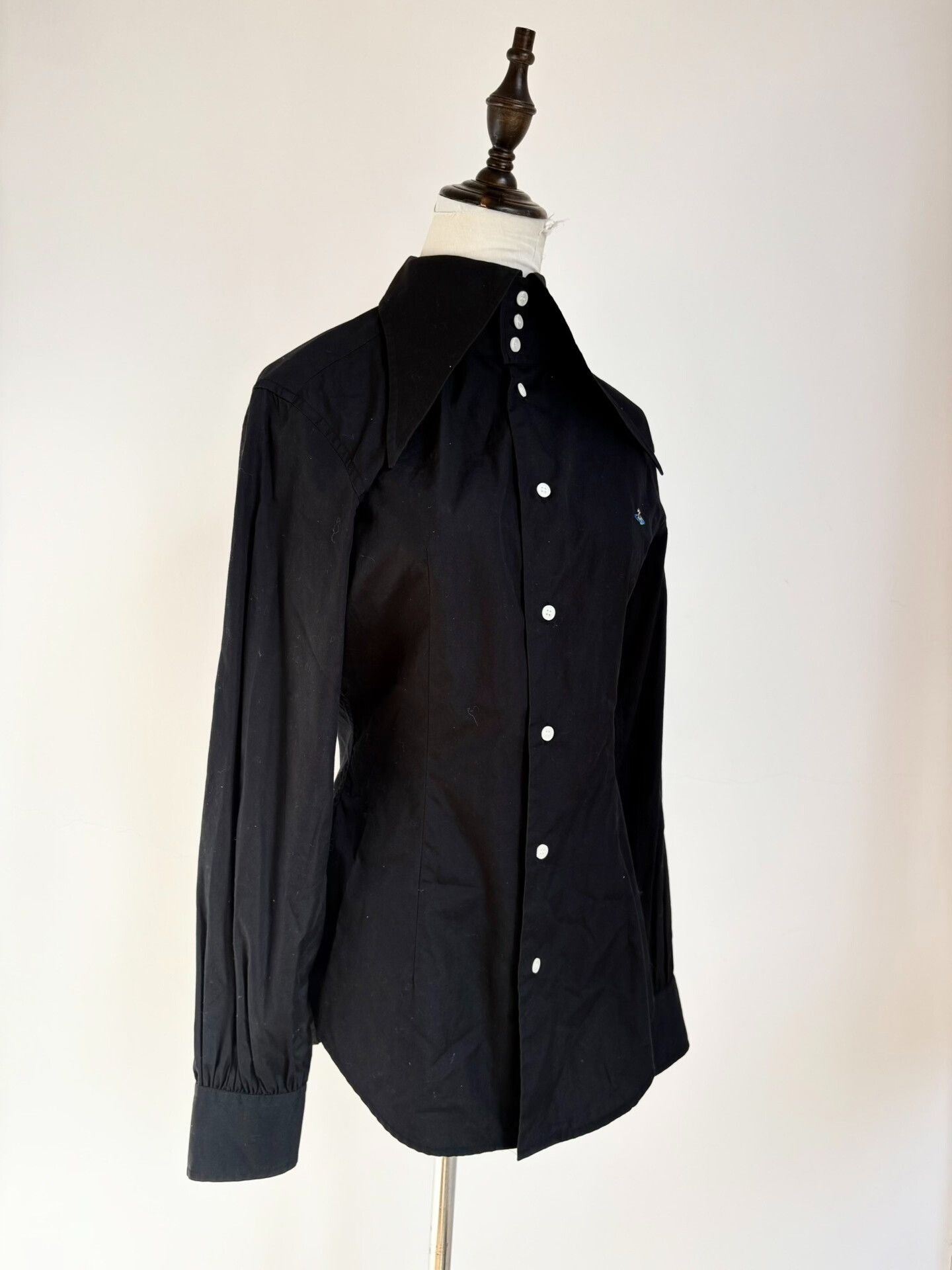 Vivienne Westwood Vivienne Westwood Black Button-Up Shirt Size M / US 6-8 / IT 42-44 - 3 Thumbnail