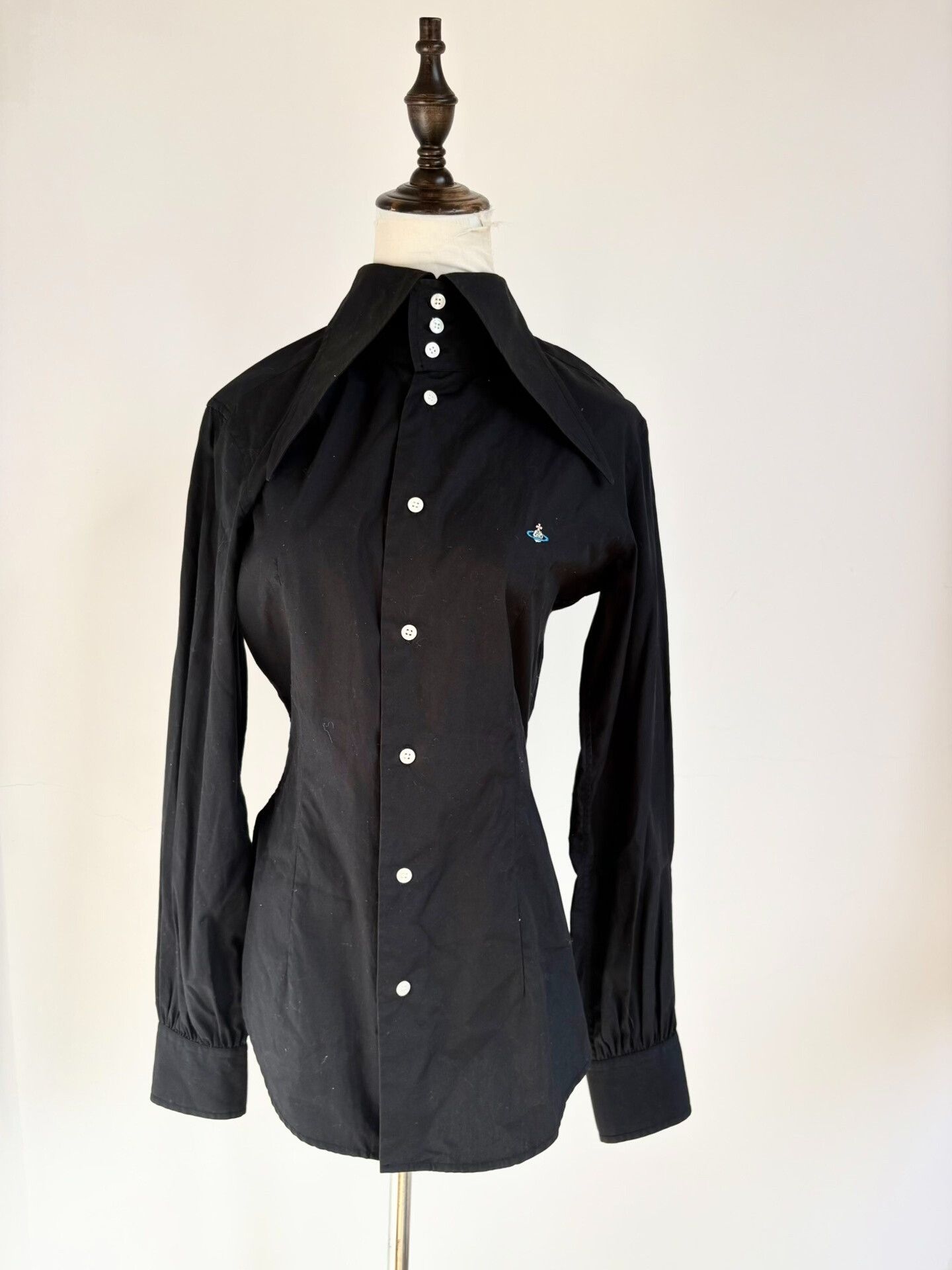 Vivienne Westwood Vivienne Westwood Black Button-Up Shirt Size M / US 6-8 / IT 42-44 - 2 Thumbnail