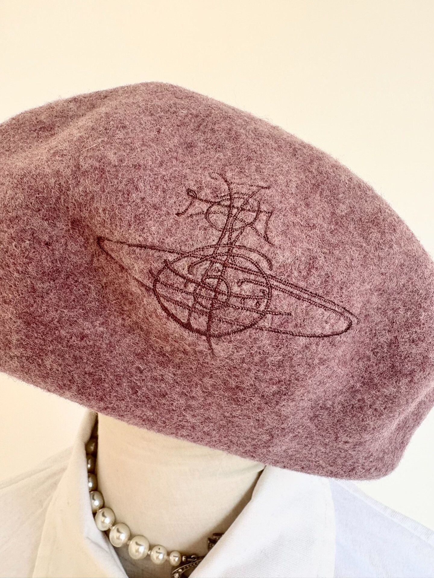 Vivienne Westwood Vivienne Westwood Pink Beret Hat Size ONE SIZE - 3 Thumbnail
