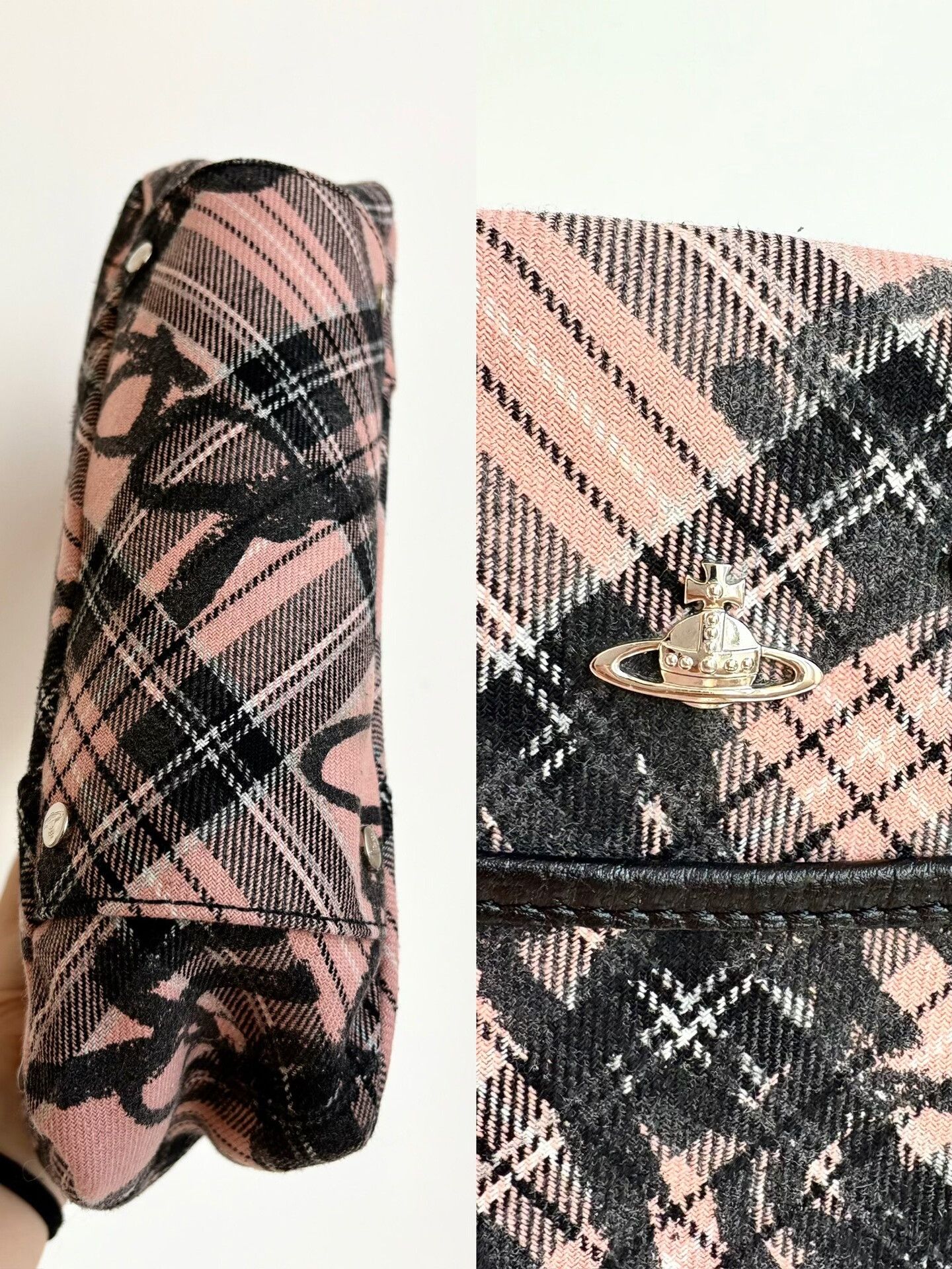 Vivienne Westwood Vivienne Westwood Pink Graffiti Bowling Bag Size ONE SIZE - 3 Thumbnail