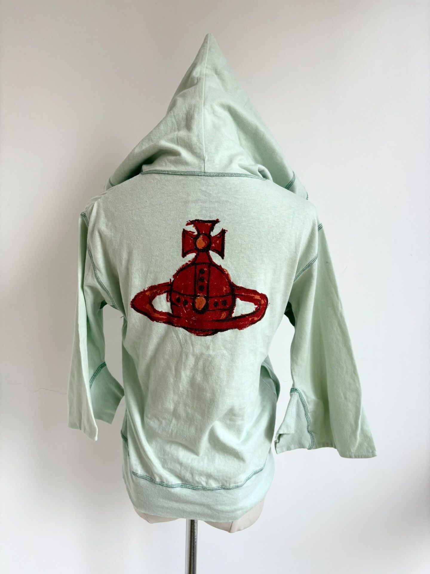 Vivienne Westwood Vivienne Westwood Mint Green Hoodie Size M / US 6-8 / IT 42-44 - 5 Thumbnail