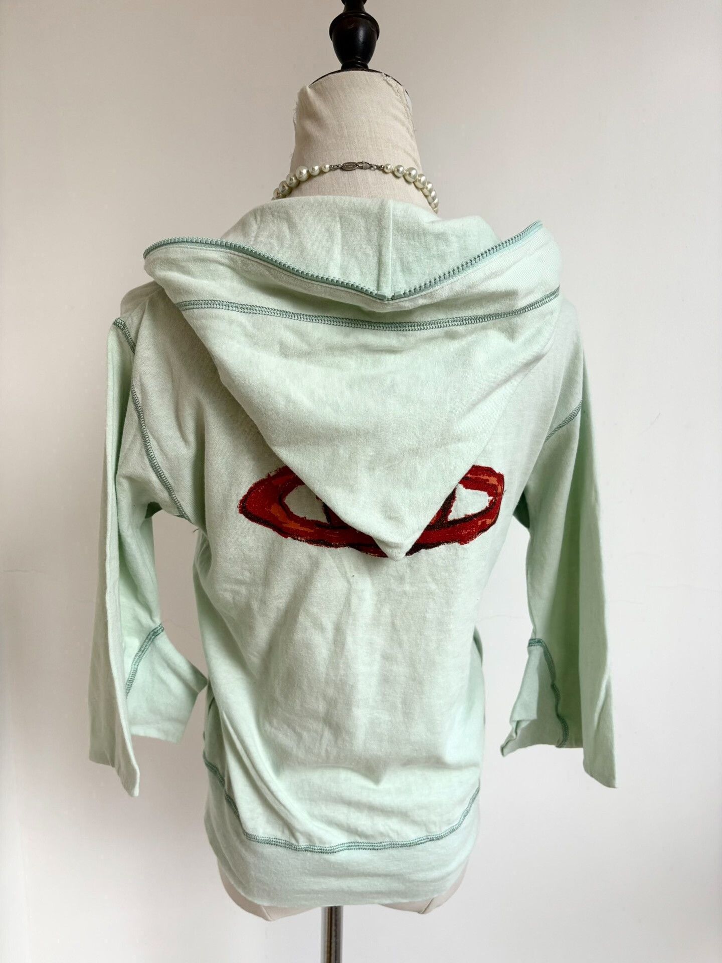 Vivienne Westwood Vivienne Westwood Mint Green Hoodie Size M / US 6-8 / IT 42-44 - 3 Thumbnail