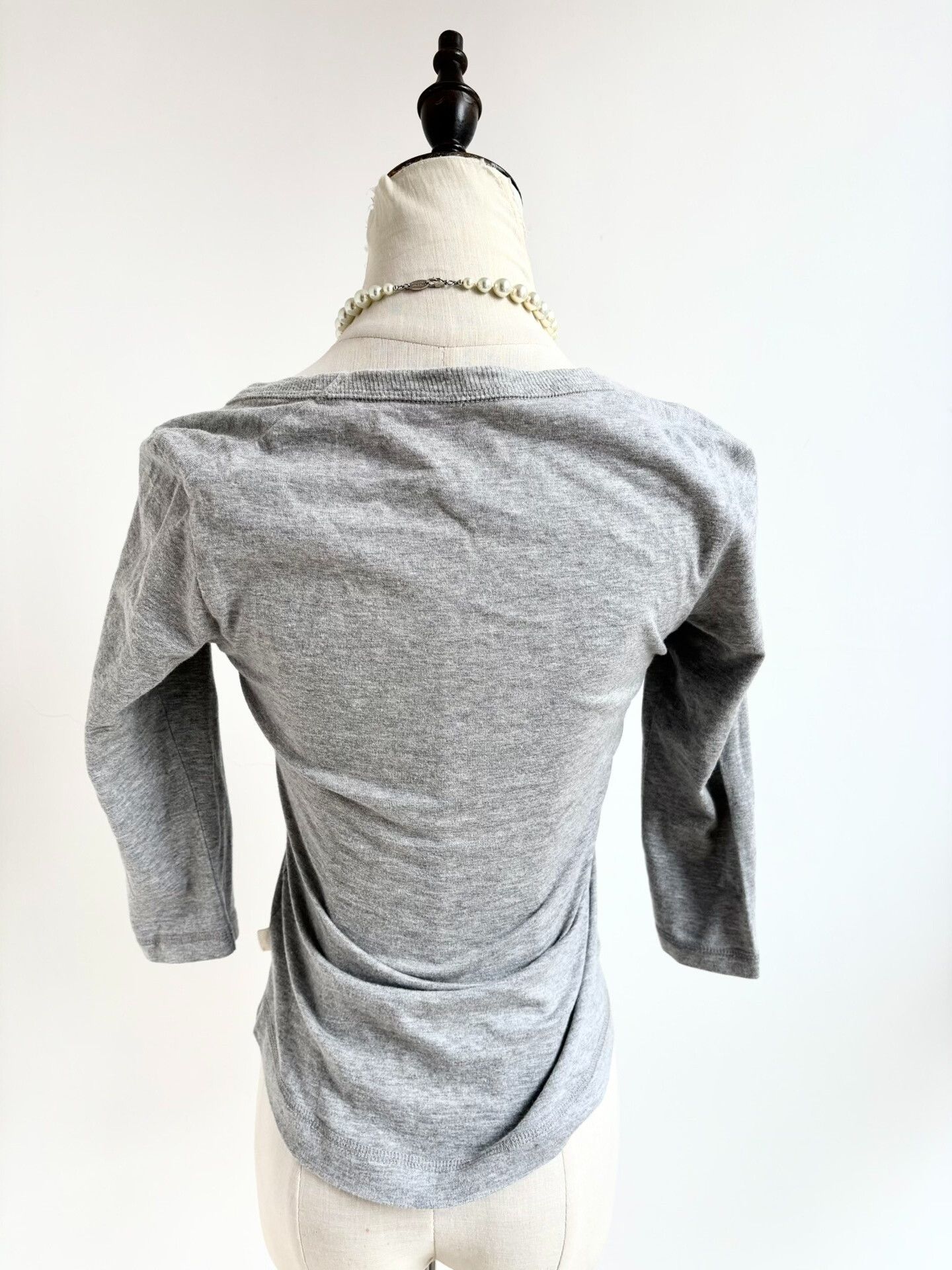 Vivienne Westwood Vivienne Westwood Gray Three-Quarter Sleeve Top Size M / US 6-8 / IT 42-44 - 5 Thumbnail