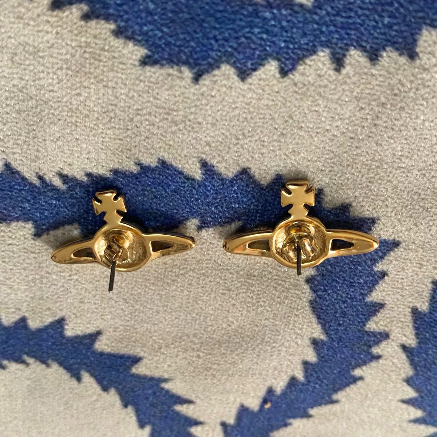 Vivienne Westwood Vivienne Westwood White Enamel Earrings Size ONE SIZE - 4 Thumbnail