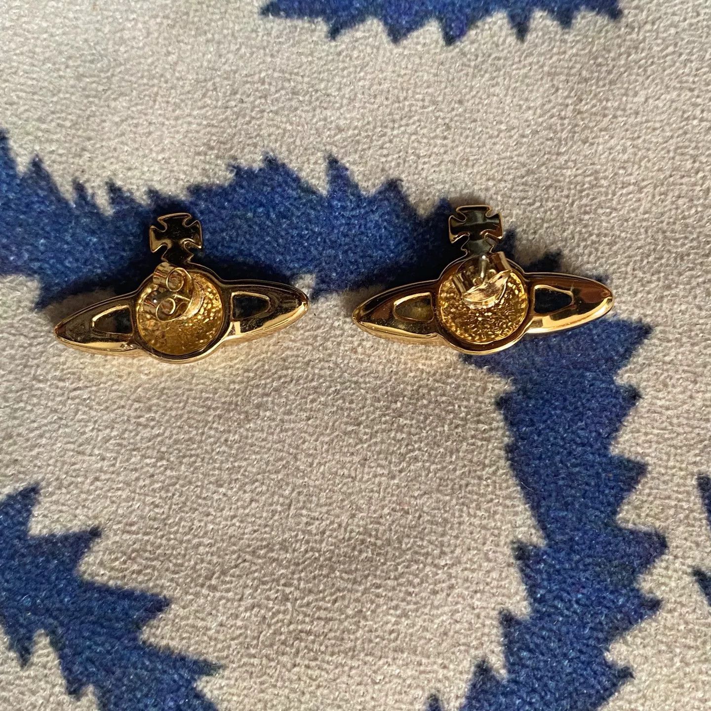 Vivienne Westwood Vivienne Westwood White Enamel Earrings Size ONE SIZE - 5 Thumbnail