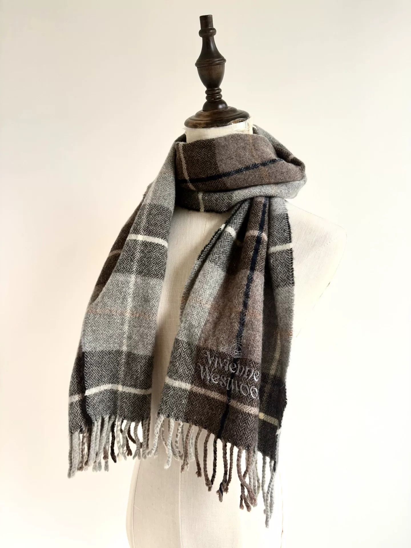 Vivienne Westwood Vivienne Westwood Houndstooth Scarf Size ONE SIZE - 2 Thumbnail
