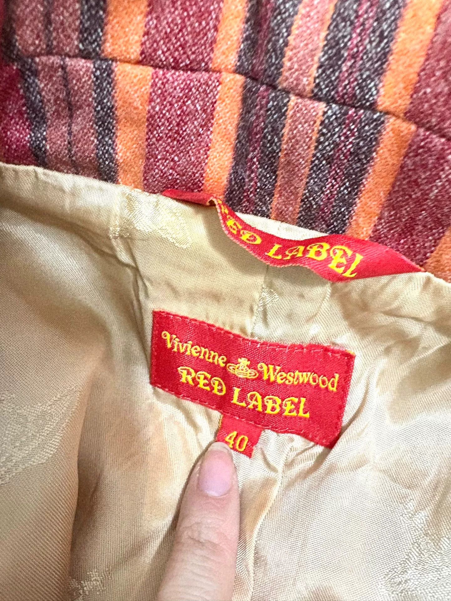 Vivienne Westwood Vivienne Westwood Striped Blazer Jacket Size S / US 4 / IT 40 - 6 Thumbnail
