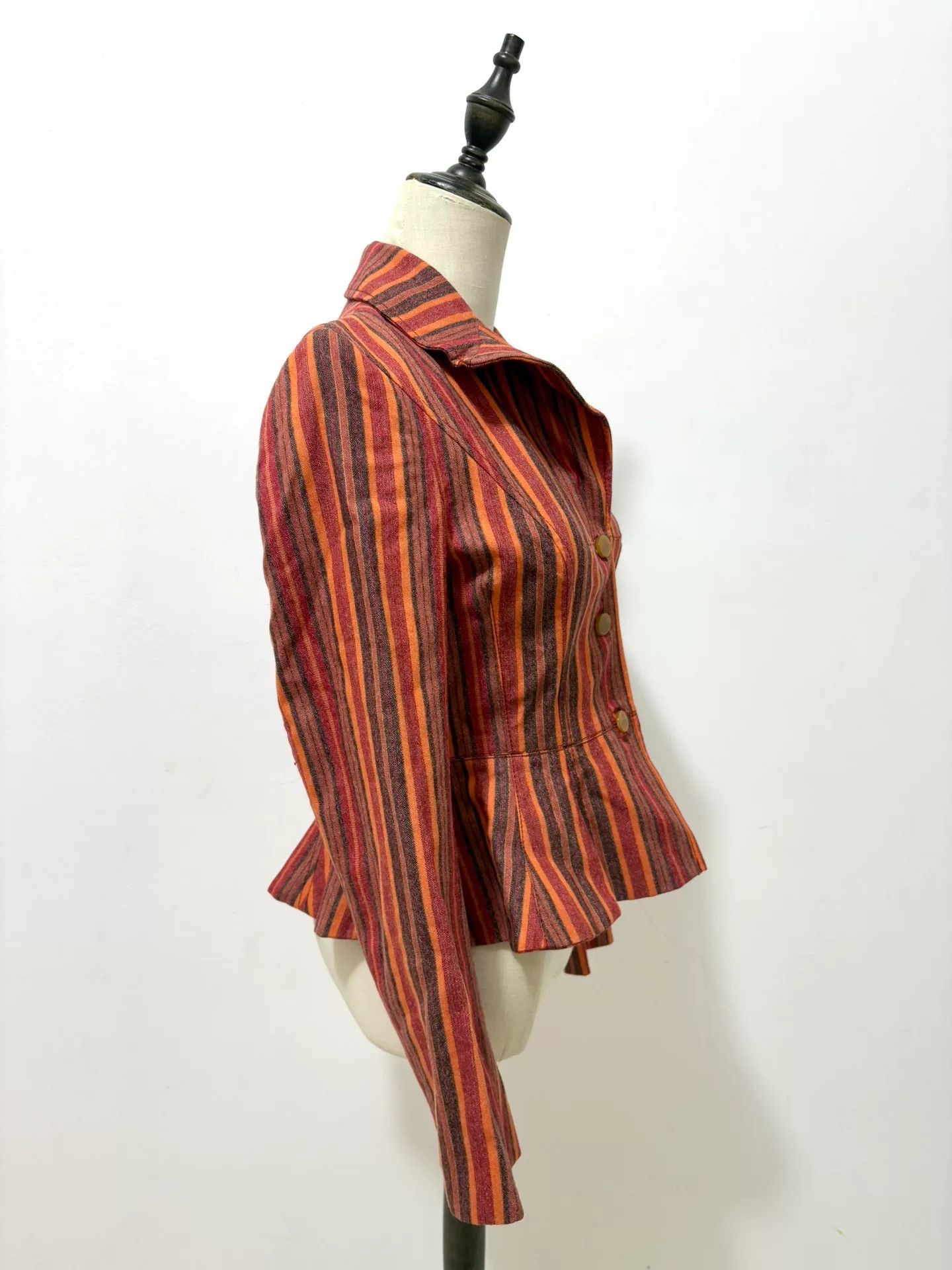 Vivienne Westwood Vivienne Westwood Striped Blazer Jacket Size S / US 4 / IT 40 - 3 Thumbnail