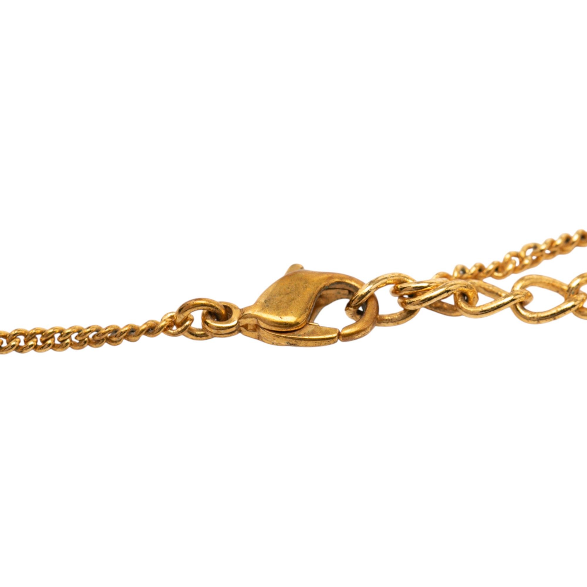 Dior Dior Gold Plated Bag Pendant Necklace Size ONE SIZE - 3 Thumbnail