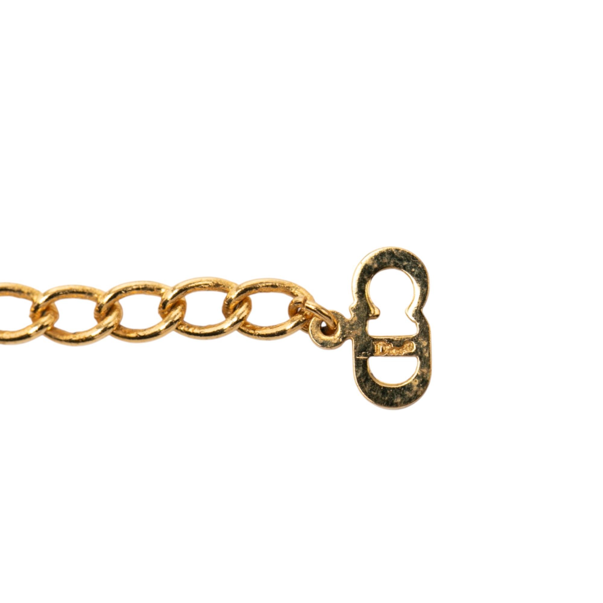 Dior Dior Gold Plated Bag Pendant Necklace Size ONE SIZE - 4 Thumbnail