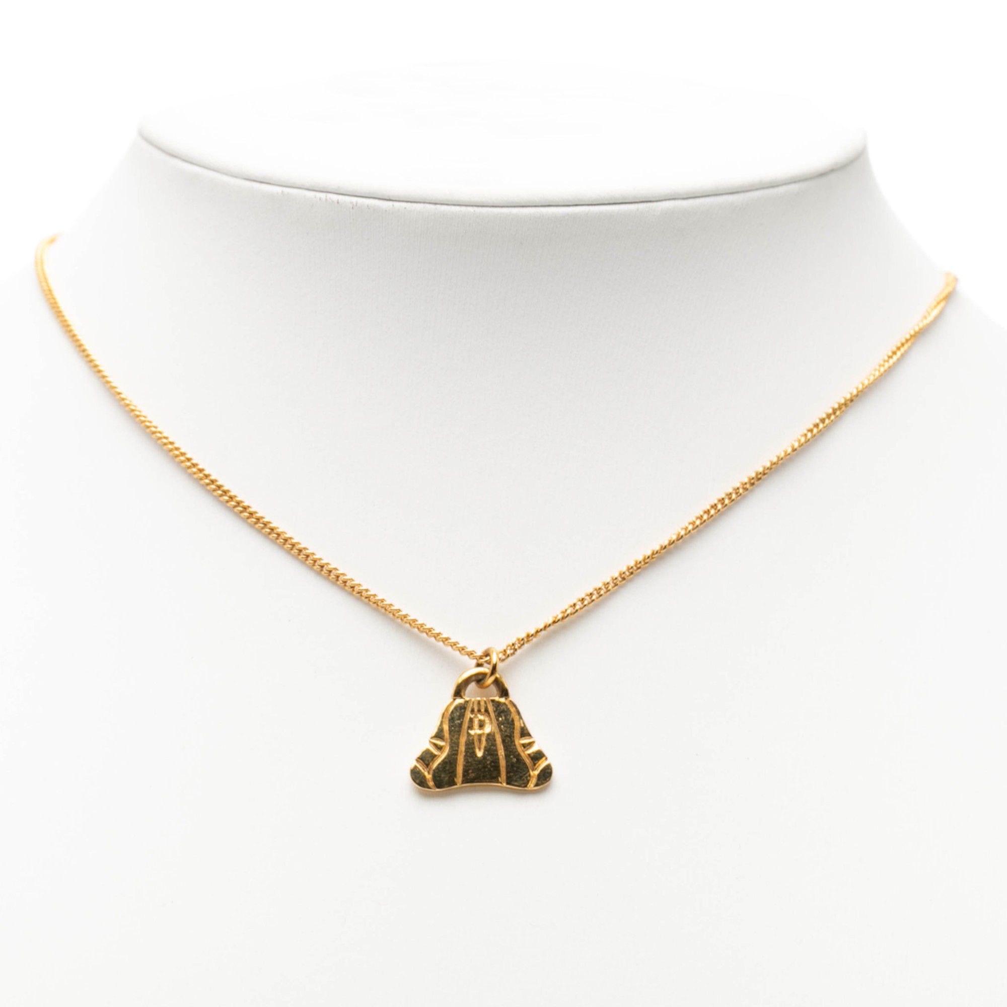 Dior Dior Gold Plated Bag Pendant Necklace Size ONE SIZE - 5 Thumbnail