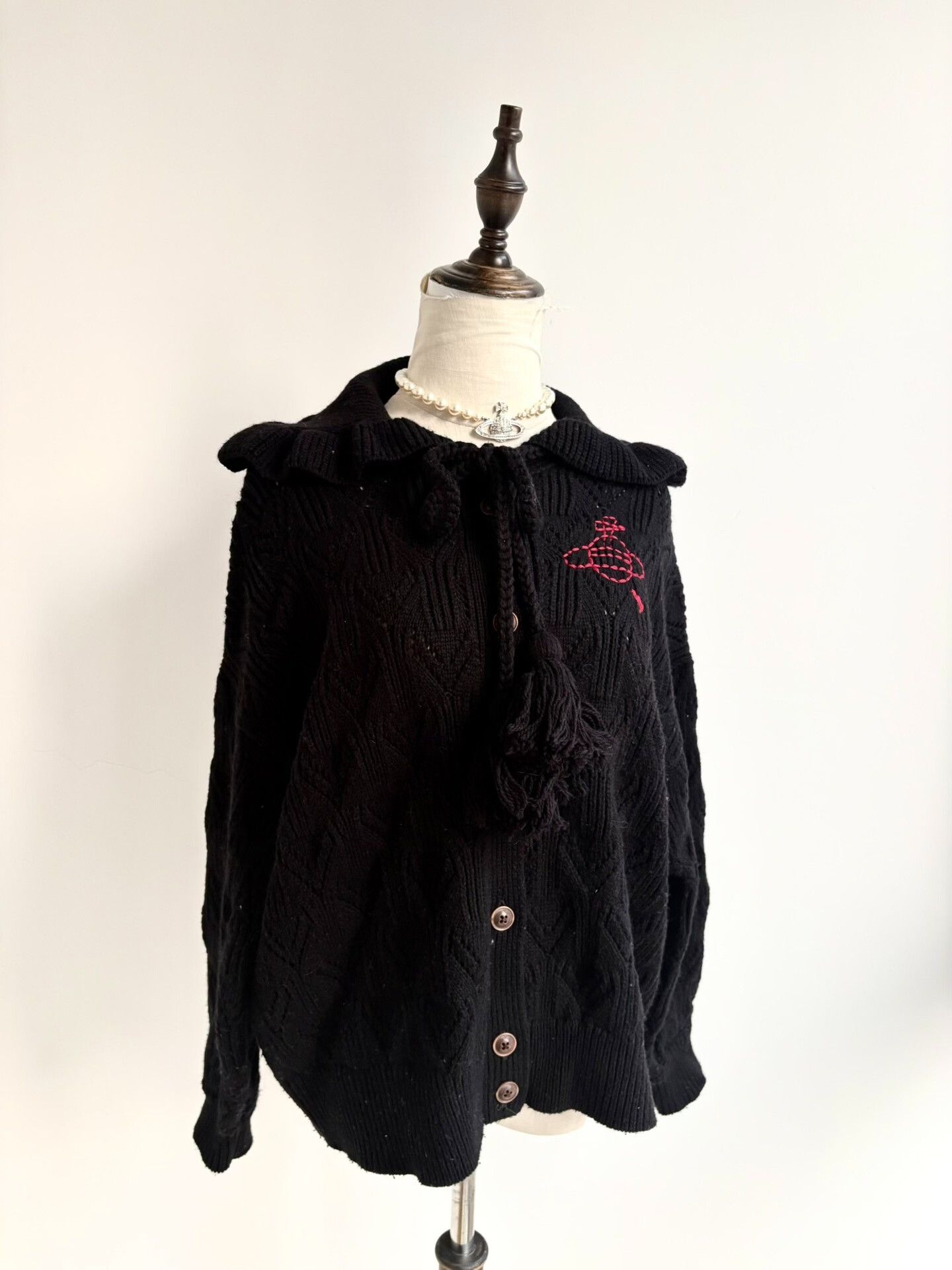 Vivienne Westwood Vivienne Westwood Knit Sweater with Ruffles Size M / US 6-8 / IT 42-44 - 2 Thumbnail