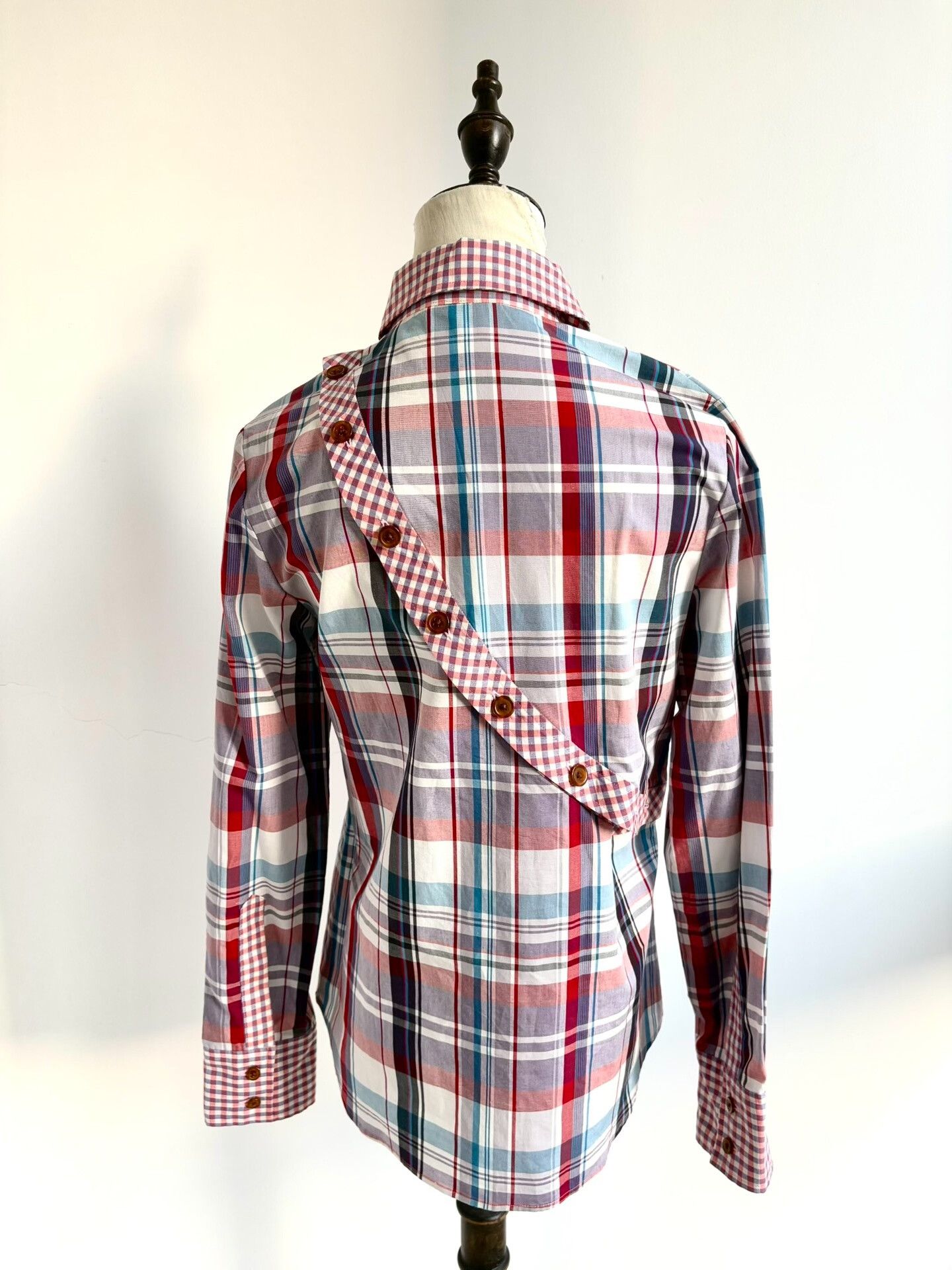 Vivienne Westwood Vivienne Westwood Red Plaid Shirt Size M / US 6-8 / IT 42-44 - 4 Thumbnail