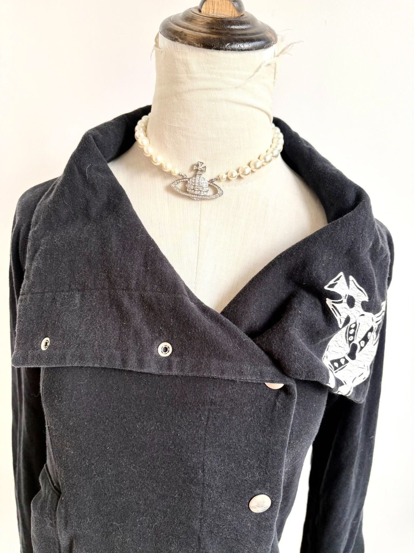 Vivienne Westwood Vivienne Westwood Black Saturn Coat Size M / US 6-8 / IT 42-44 - 8 Thumbnail
