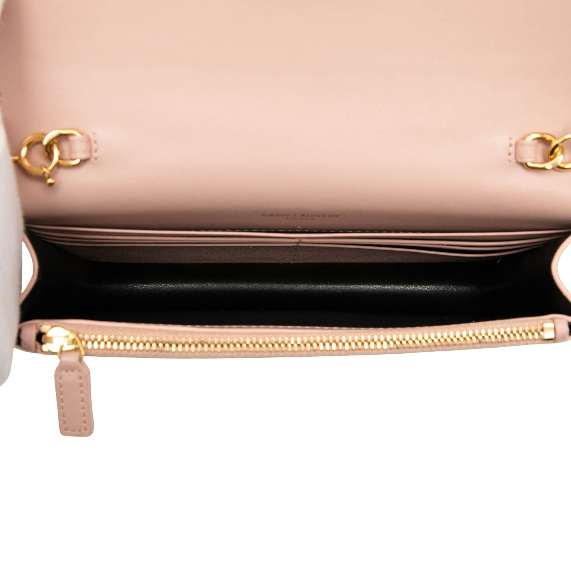 Yves Saint Laurent Yves Saint Laurent Smooth Calfskin Monogram Kate Tassel Wallet on Chain Size ONE SIZE - 4 Thumbnail