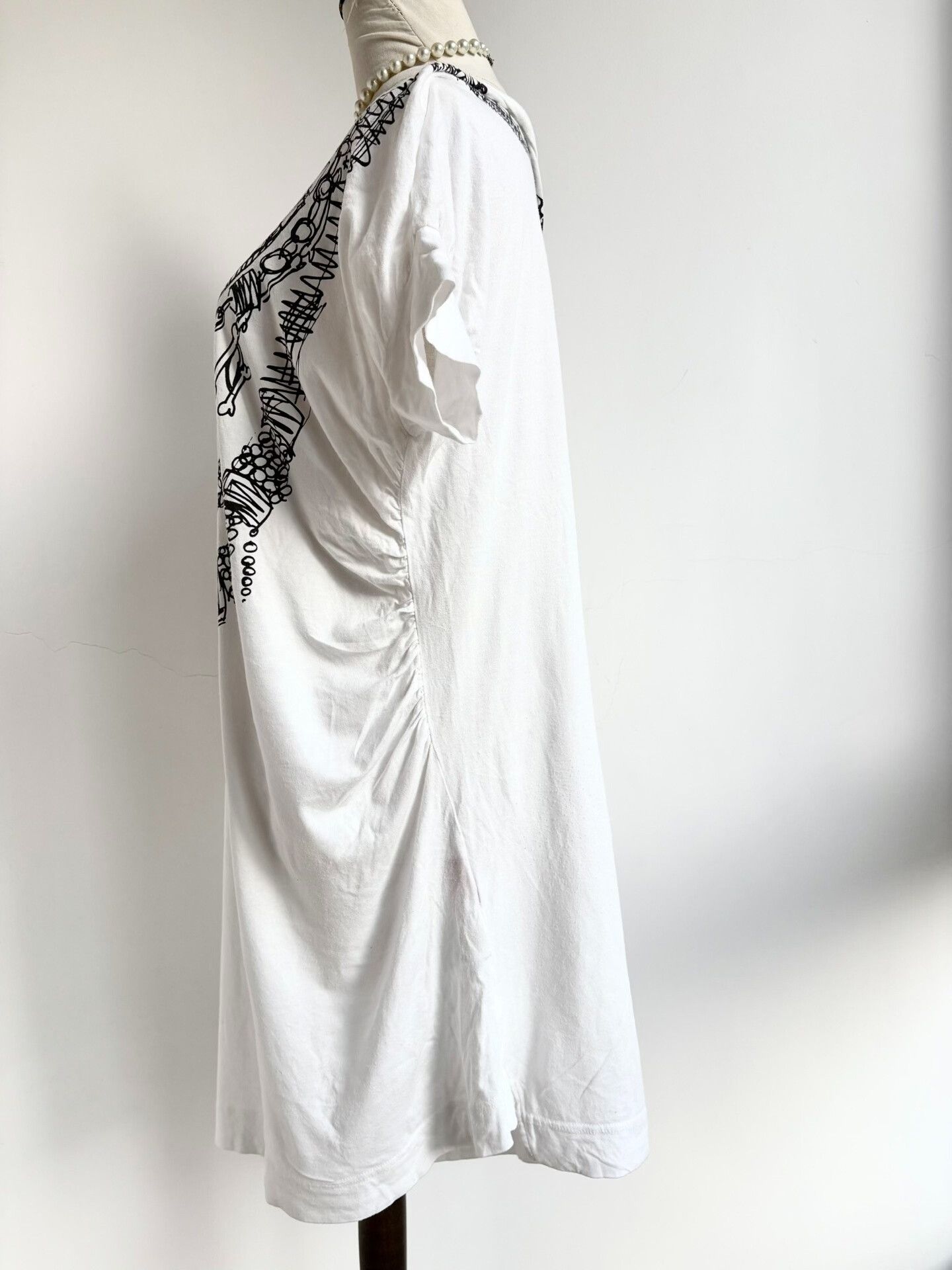 Vivienne Westwood Vivienne Westwood White Chain Print Dress Size M / US 6-8 / IT 42-44 - 4 Thumbnail
