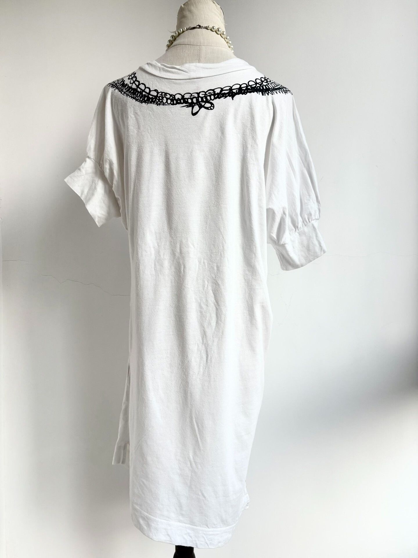 Vivienne Westwood Vivienne Westwood White Chain Print Dress Size M / US 6-8 / IT 42-44 - 5 Thumbnail