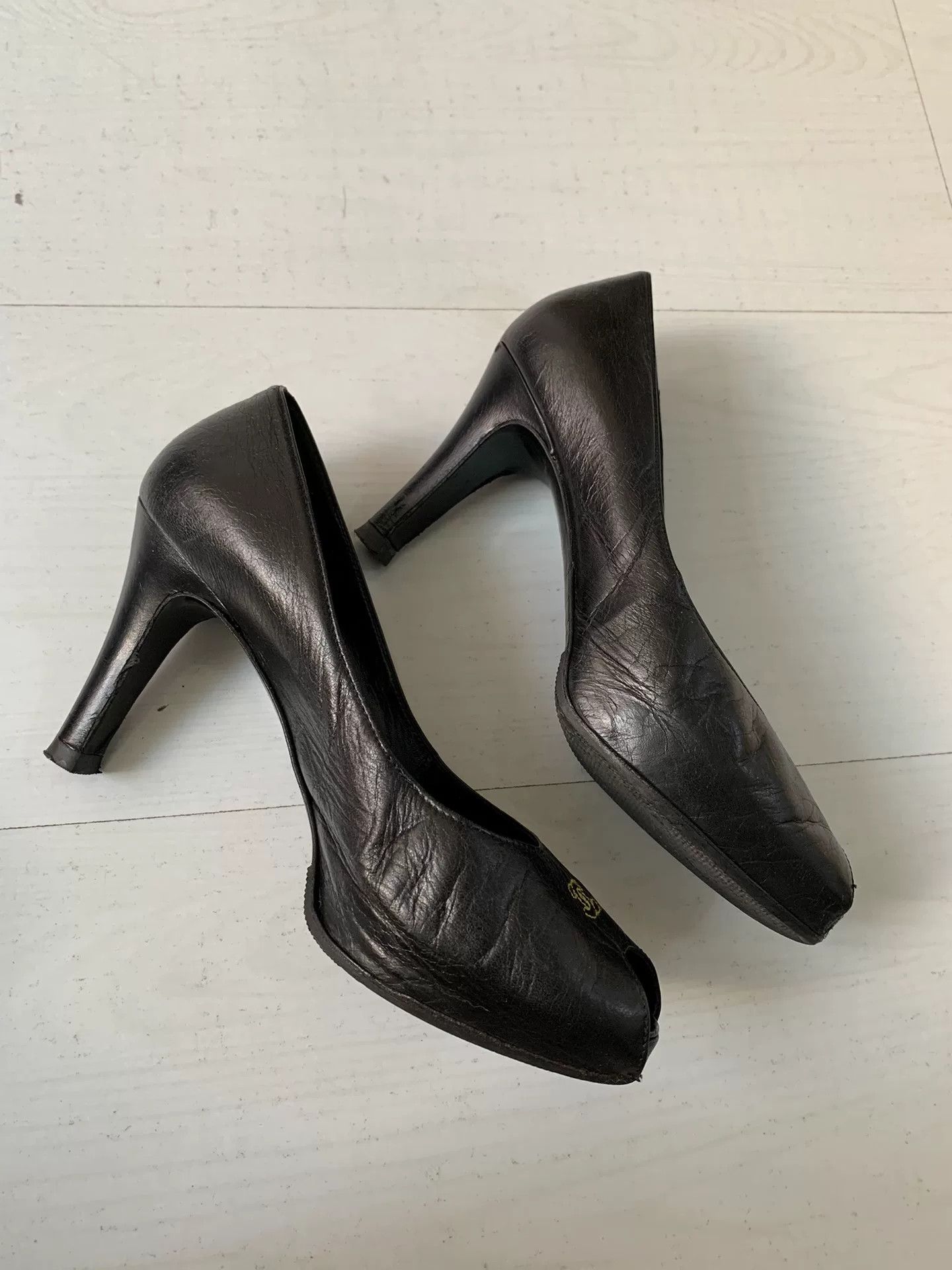 Vivienne Westwood Chanel Peep-Toe High Heels Vintage Size US 6 / IT 36 - 4 Thumbnail