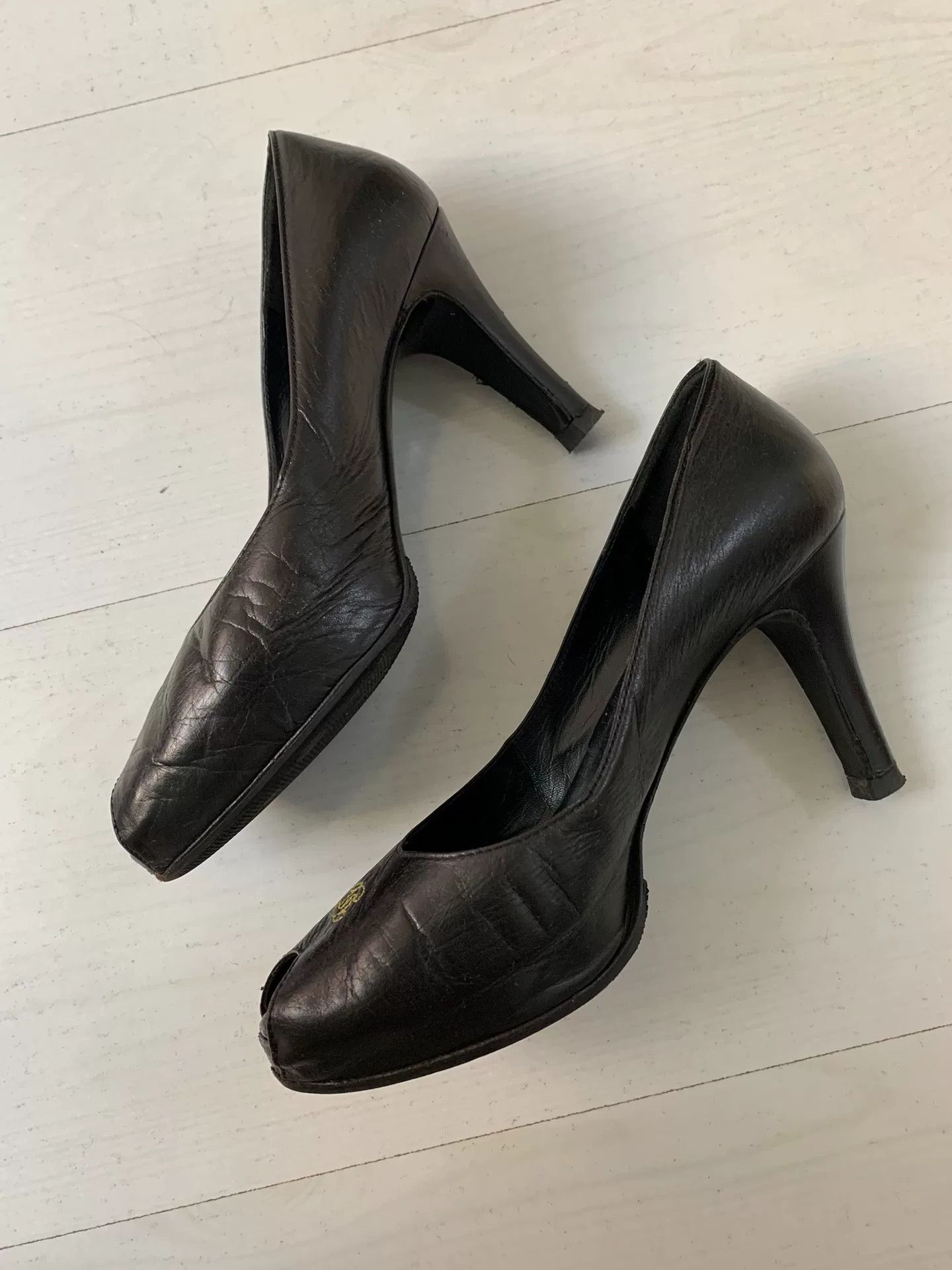 Vivienne Westwood Chanel Peep-Toe High Heels Vintage Size US 6 / IT 36 - 3 Thumbnail