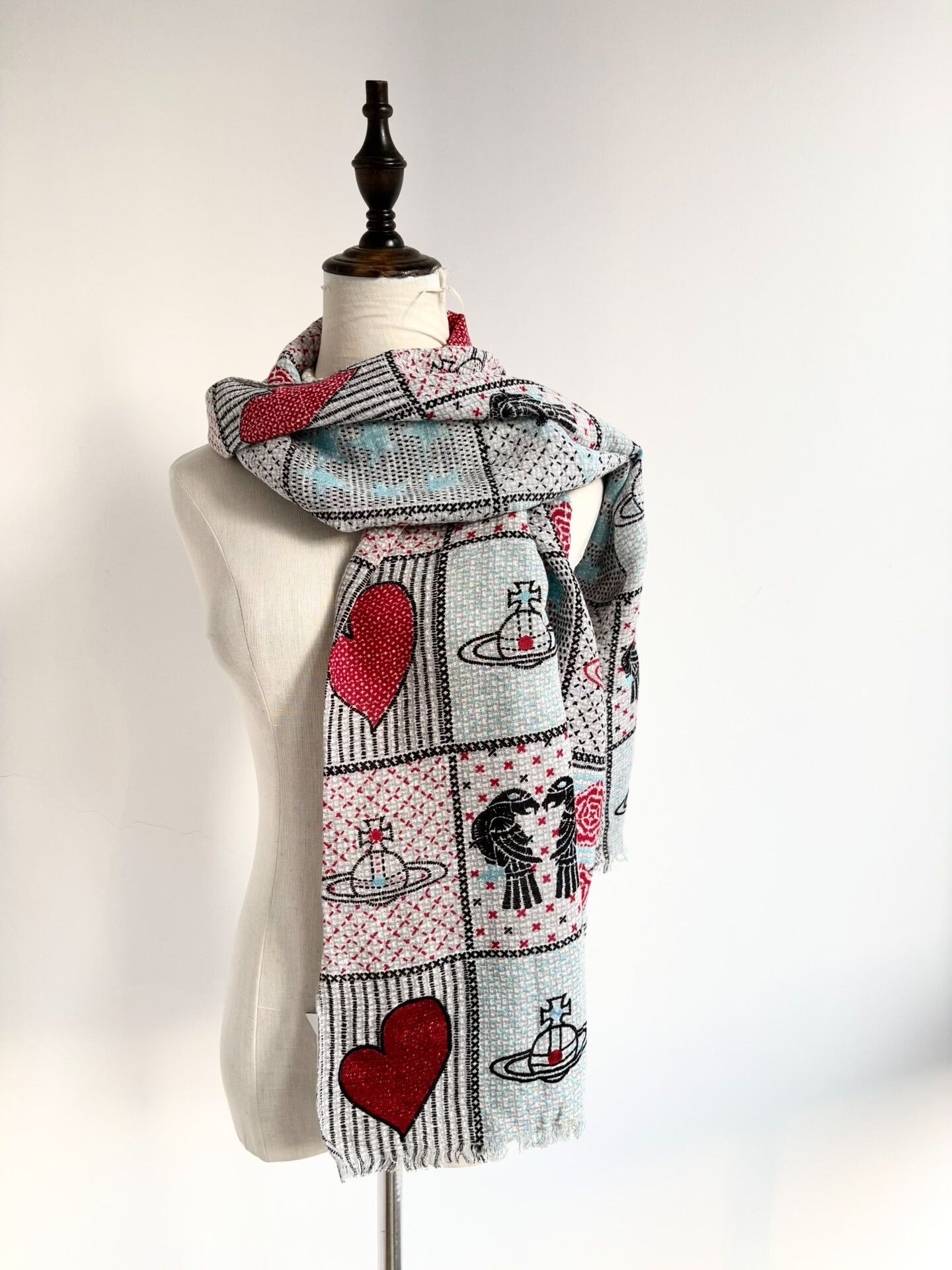 Vivienne Westwood Vivienne Westwood Rare Saturn Scarf Size ONE SIZE - 2 Thumbnail