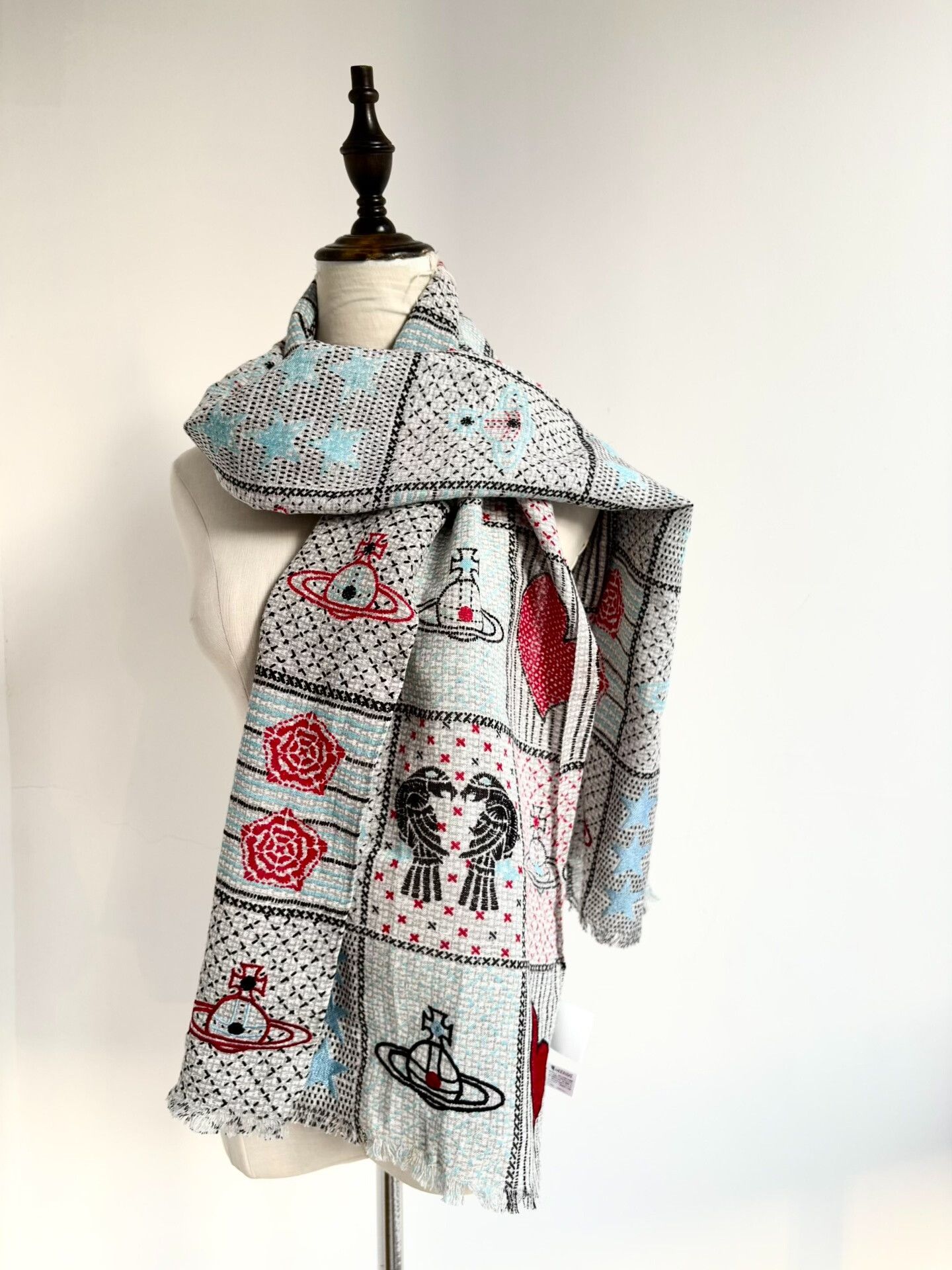 Vivienne Westwood Vivienne Westwood Rare Saturn Scarf Size ONE SIZE - 3 Thumbnail