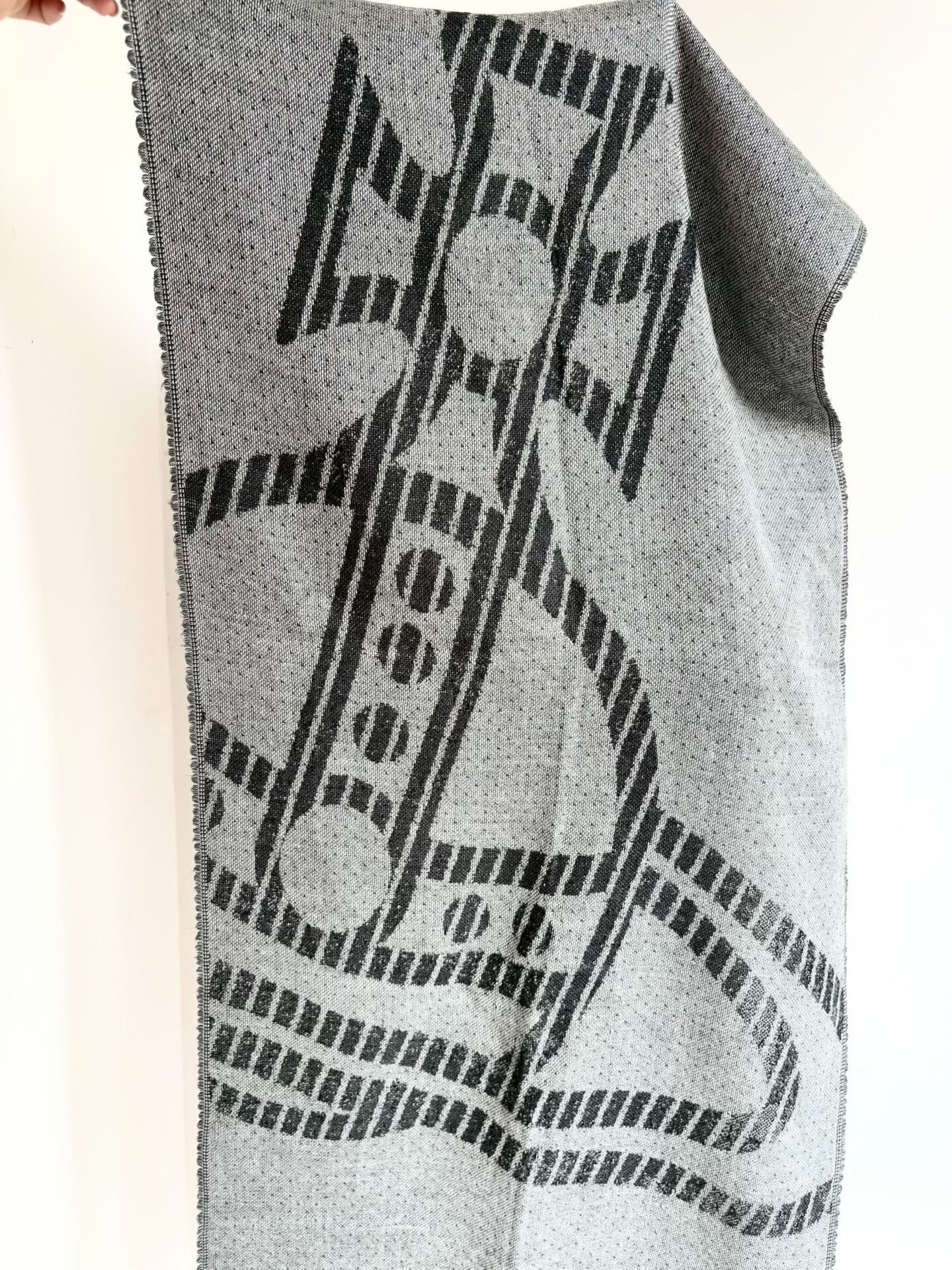 Vivienne Westwood Vivienne Westwood Black Gray Polka Dot Scarf Size ONE SIZE - 5 Thumbnail