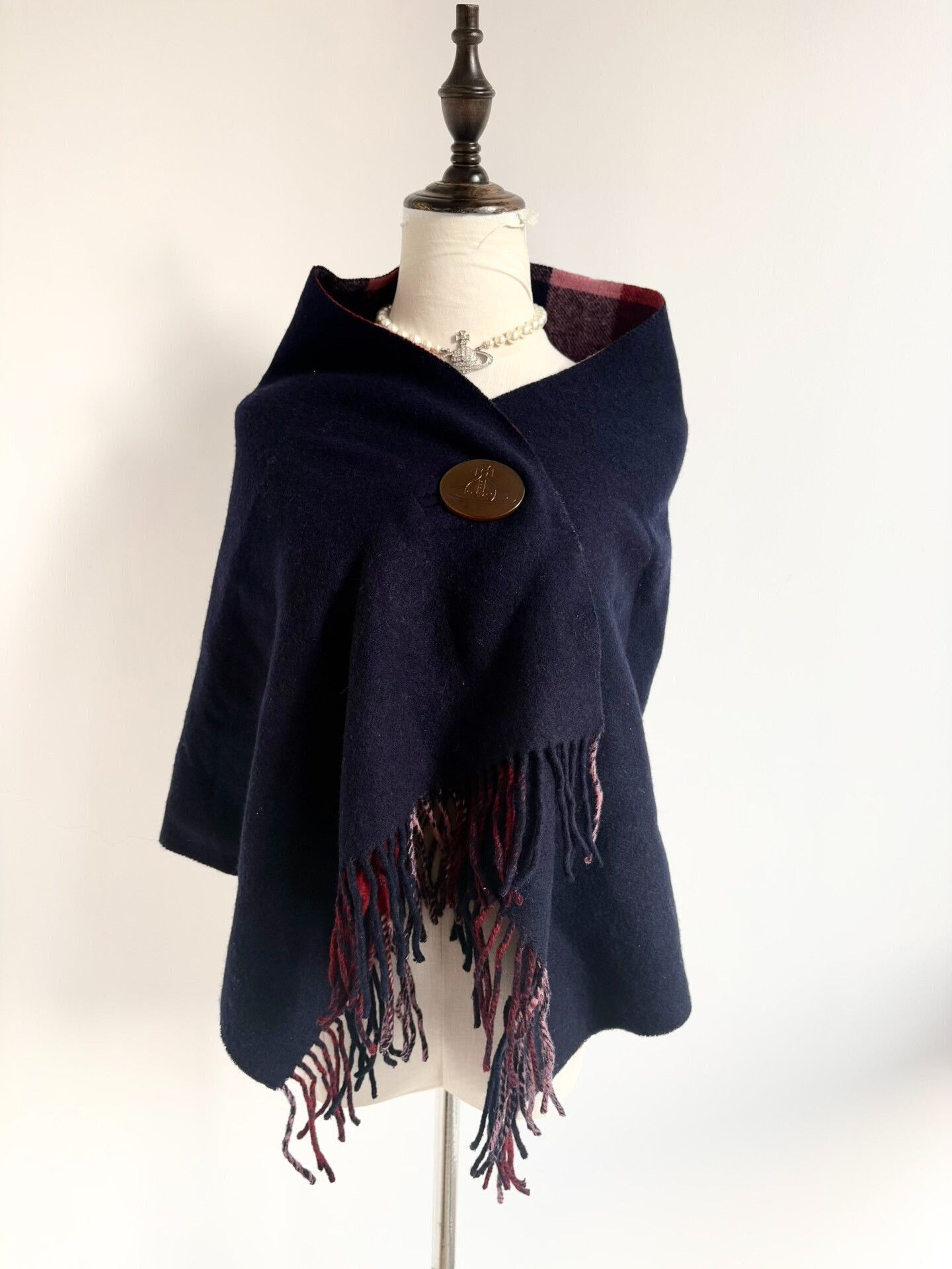 Vivienne Westwood Vivienne Westwood Plaid Double-Sided Scarf Size ONE SIZE - 2 Thumbnail