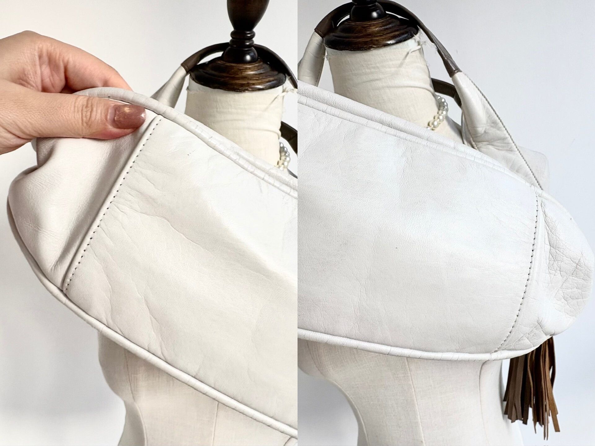 Vivienne Westwood Vivienne Westwood White Fringe Bag Size ONE SIZE - 4 Thumbnail