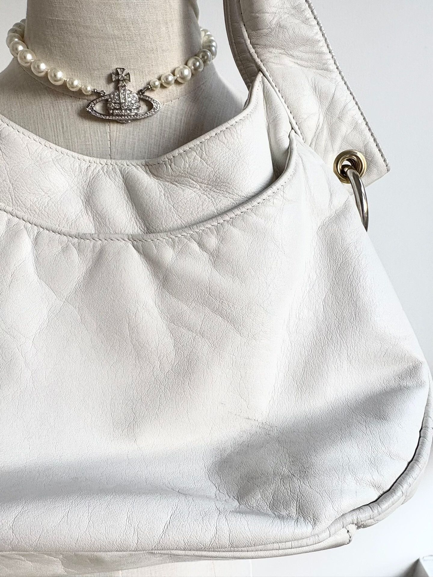 Vivienne Westwood Vivienne Westwood White Fringe Bag Size ONE SIZE - 9 Thumbnail