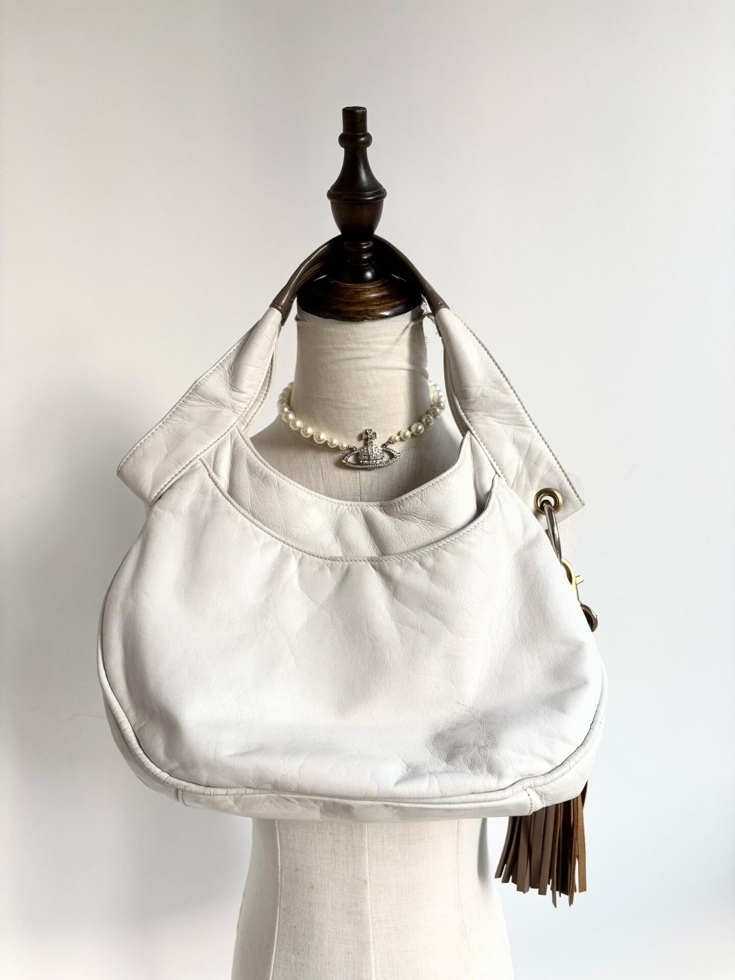 Vivienne Westwood Vivienne Westwood White Fringe Bag Size ONE SIZE - 2 Thumbnail