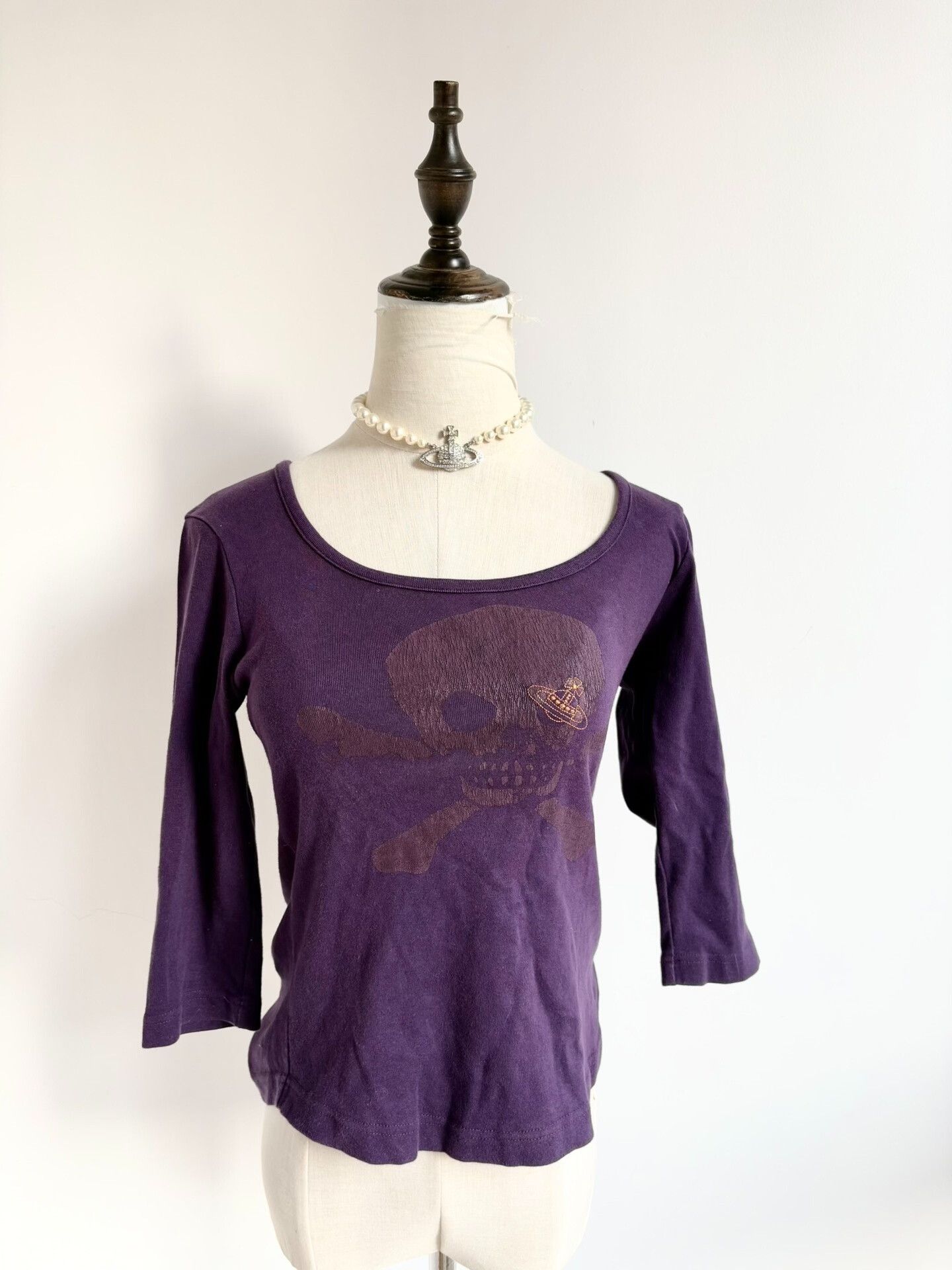 Vivienne Westwood Vivienne Westwood Purple Skull Top Size M / US 6-8 / IT 42-44 - 2 Thumbnail