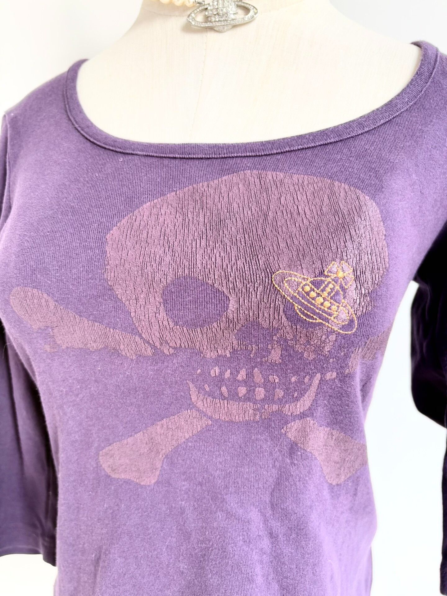 Vivienne Westwood Vivienne Westwood Purple Skull Top Size M / US 6-8 / IT 42-44 - 3 Thumbnail