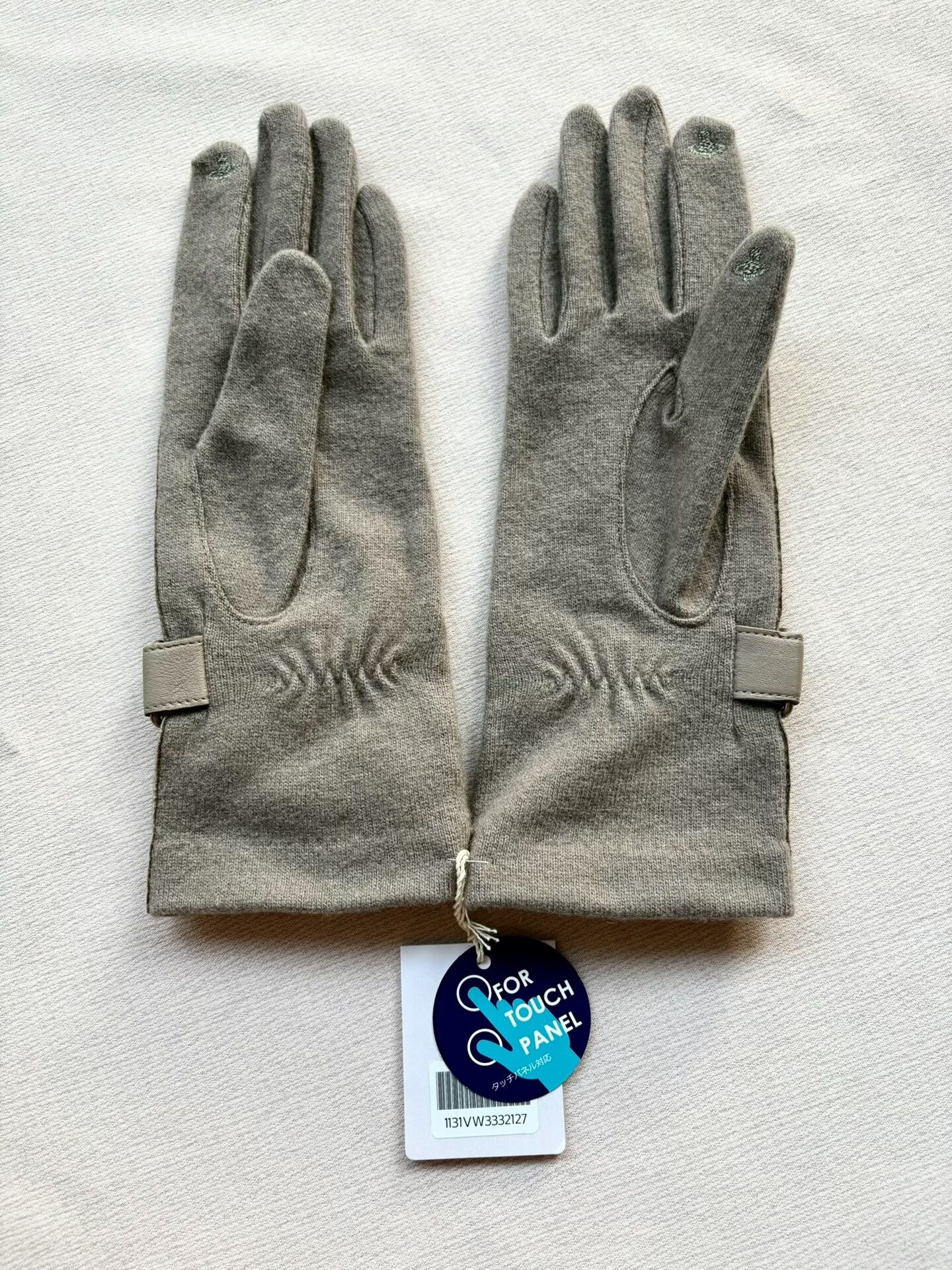 Vivienne Westwood Vivienne Westwood Gray Leather Gloves Size ONE SIZE - 3 Thumbnail