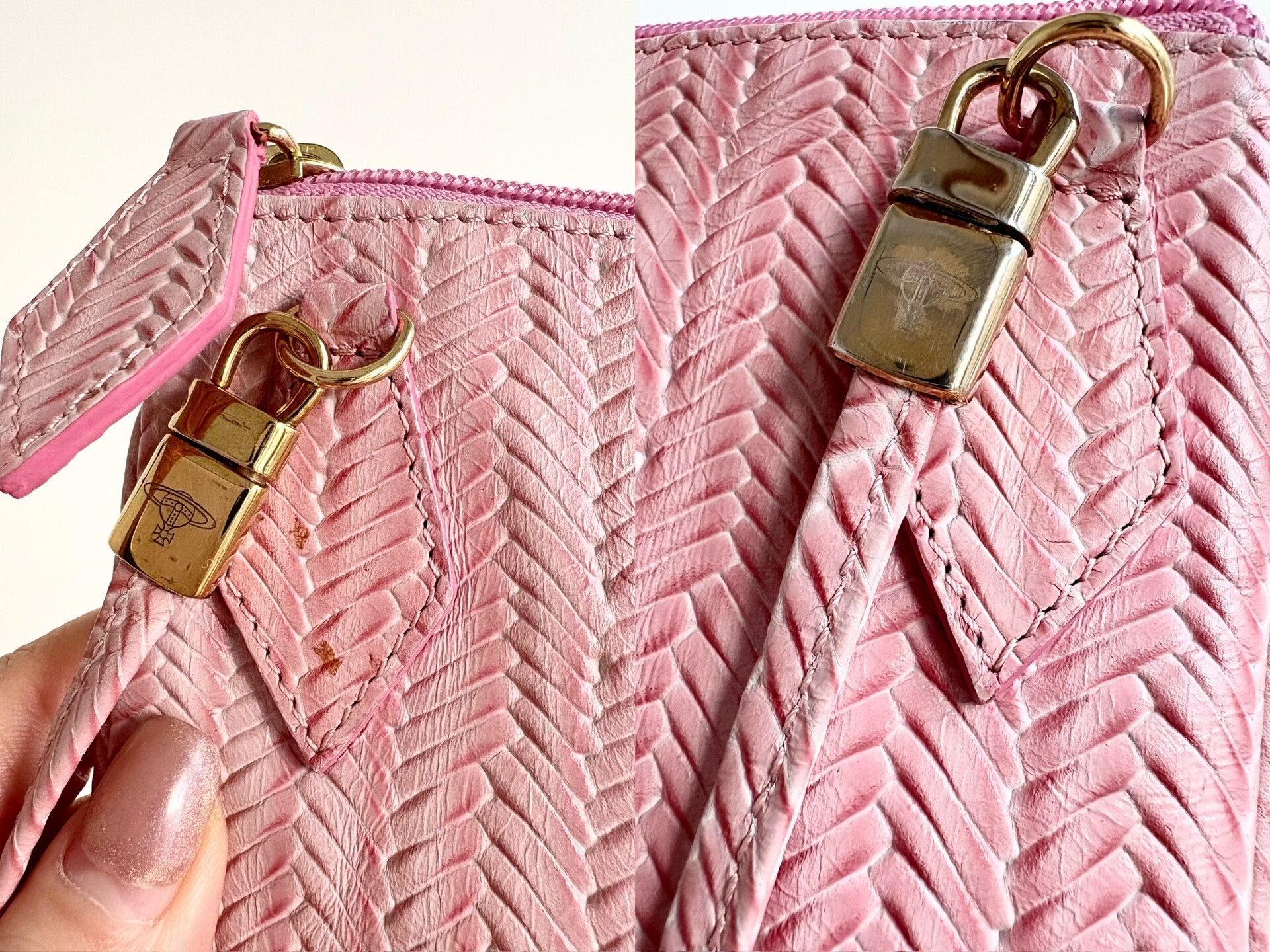 Vivienne Westwood Vivienne Westwood Small Pink Crossbody Bag Size ONE SIZE - 7 Thumbnail