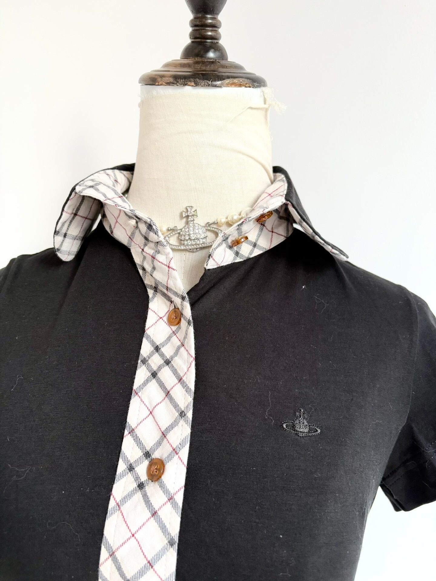 Vivienne Westwood Vivienne Westwood Black Short-Sleeve Shirt Size M / US 6-8 / IT 42-44 - 3 Thumbnail