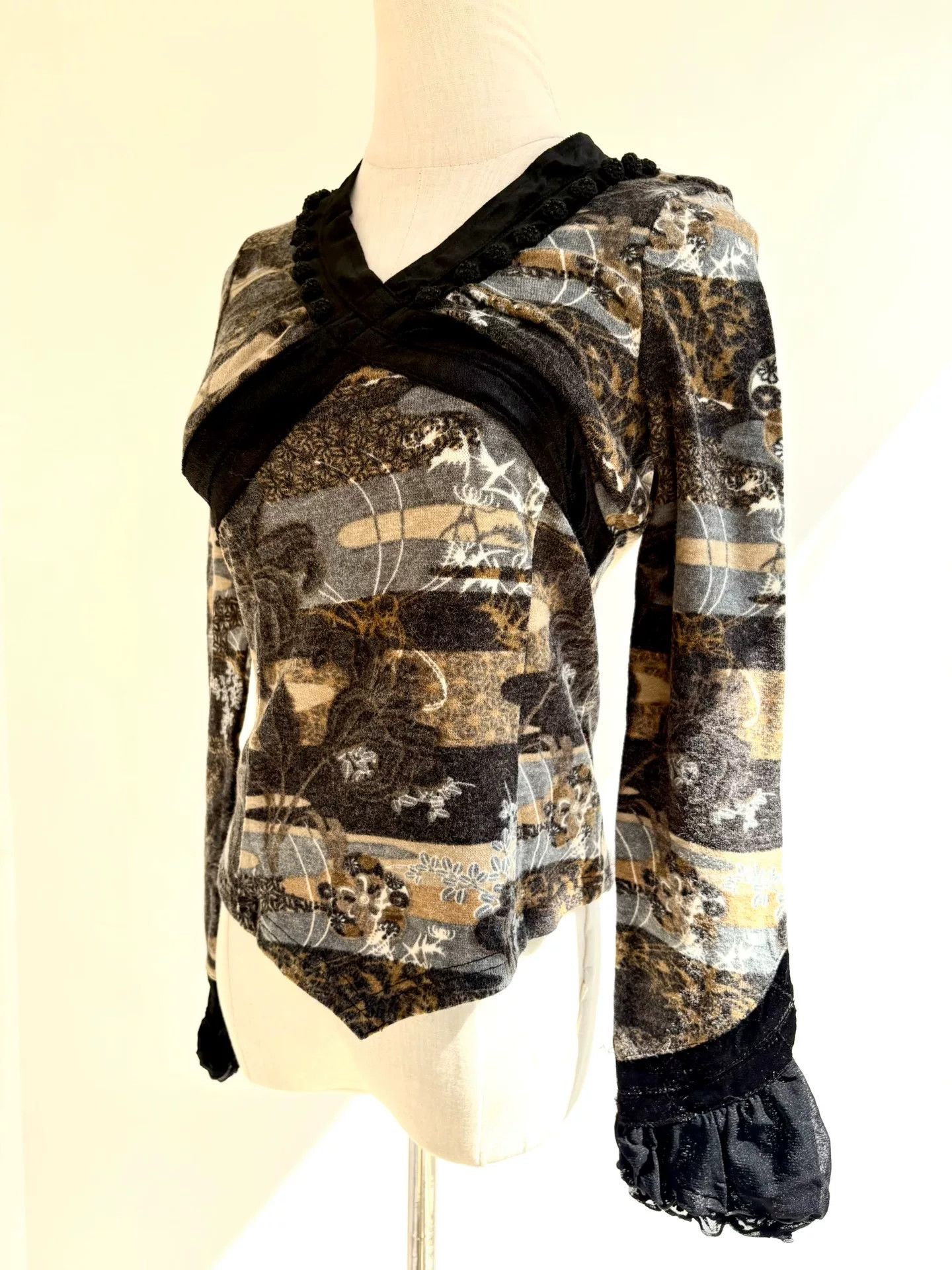Vivienne Westwood Japanese Style Floral Print Top Size M / US 6-8 / IT 42-44 - 2 Thumbnail