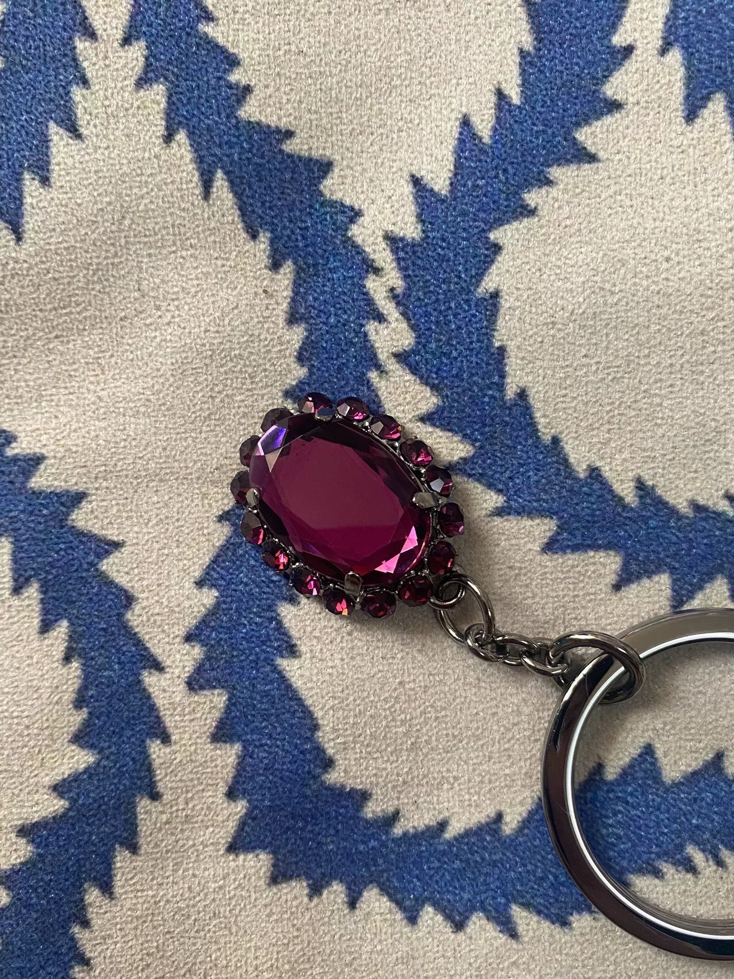 Vivienne Westwood Miu Miu Purple Gem Keychain Size ONE SIZE - 5 Thumbnail