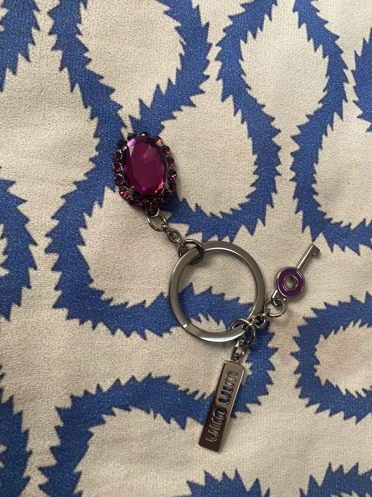 Vivienne Westwood Miu Miu Purple Gem Keychain Size ONE SIZE - 2 Thumbnail