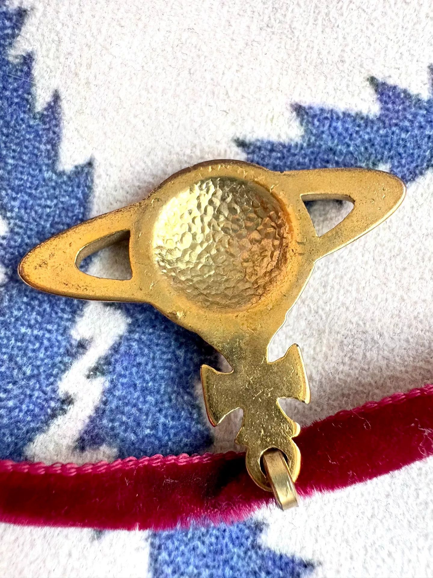 Vivienne Westwood Vivienne Westwood Gold Saturn Pendant Choker Size ONE SIZE - 5 Thumbnail