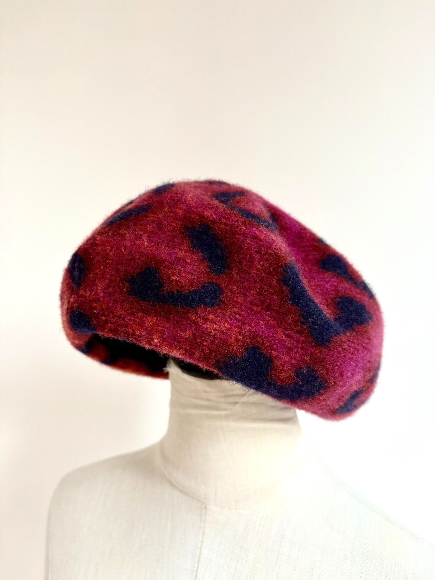 Vivienne Westwood Vivienne Westwood Pink Leopard Beret Size ONE SIZE - 4 Thumbnail