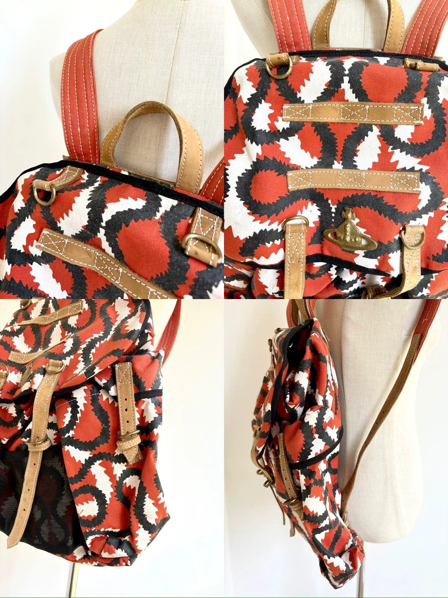 Vivienne Westwood Vivienne Westwood Red and White Pirate Bag Size ONE SIZE - 9 Thumbnail