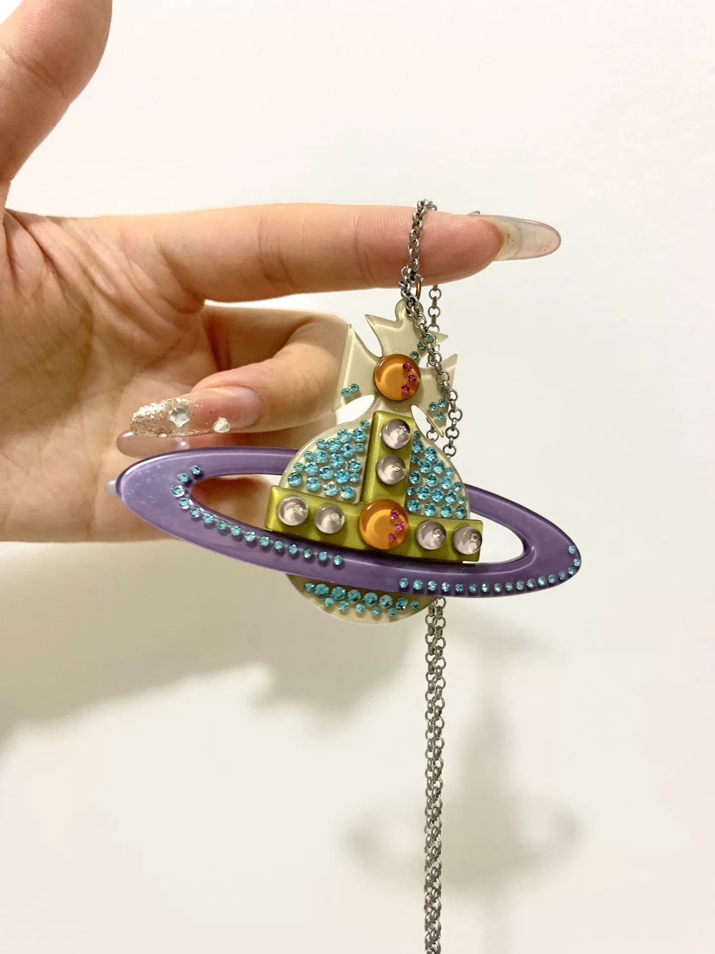 Vivienne Westwood Vivienne Westwood Acrylic Necklace Size ONE SIZE - 6 Thumbnail