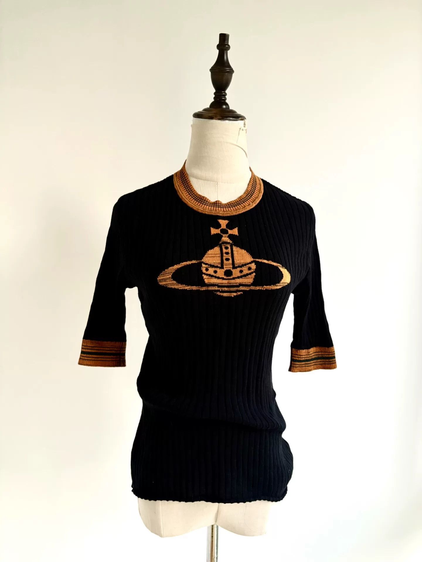 Vivienne Westwood Vivienne Westwood Striped Knit Sweater Size M / US 6-8 / IT 42-44 - 2 Thumbnail