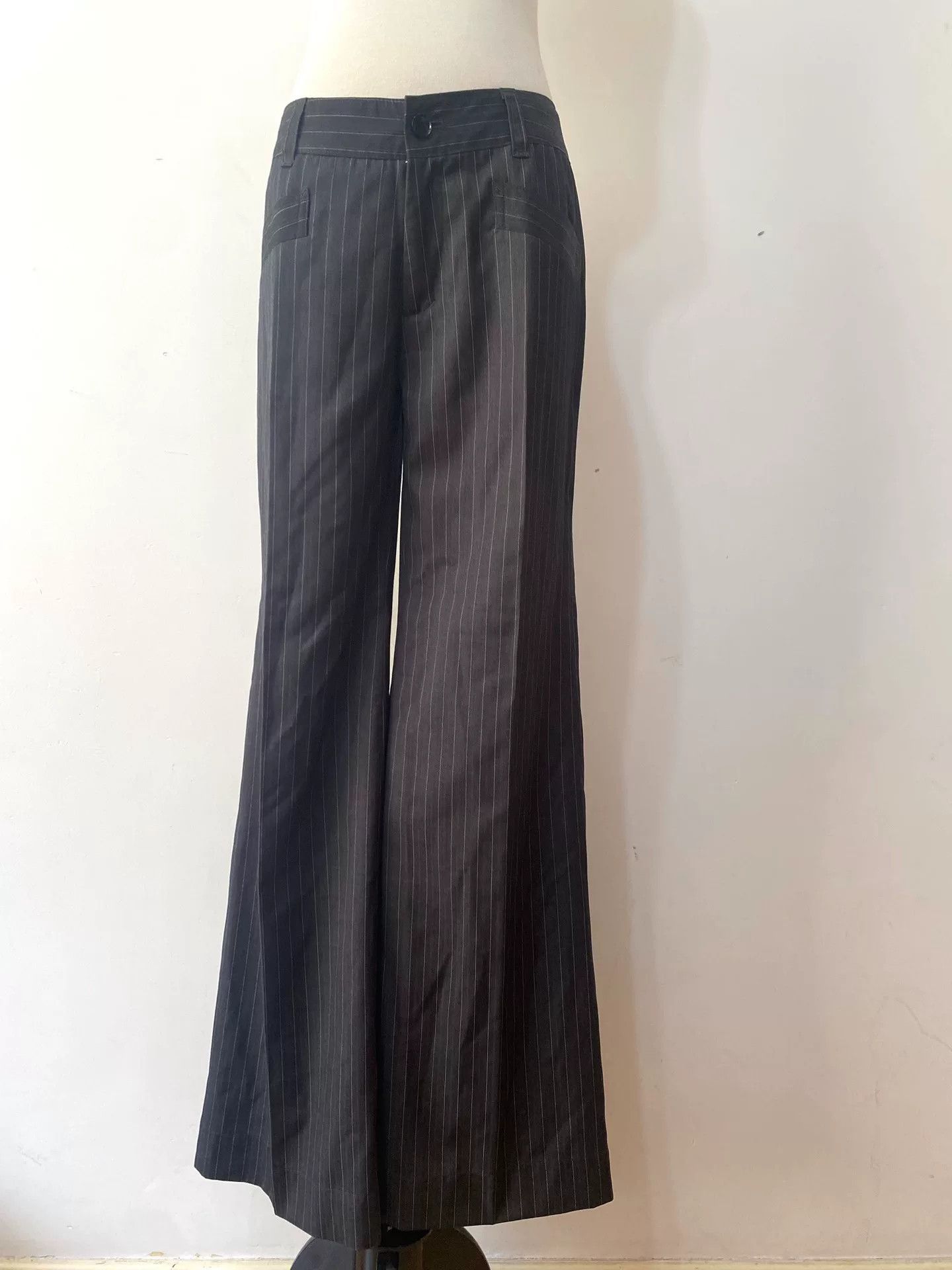 Vivienne Westwood Tornado Mart Wide-Leg Suit Trousers Size 26" / US 2 / IT 38 - 2 Thumbnail