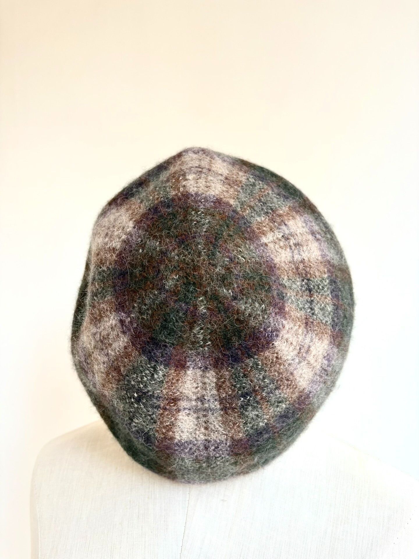 Vivienne Westwood Vivienne Westwood Brown Check Beret Size ONE SIZE - 4 Thumbnail