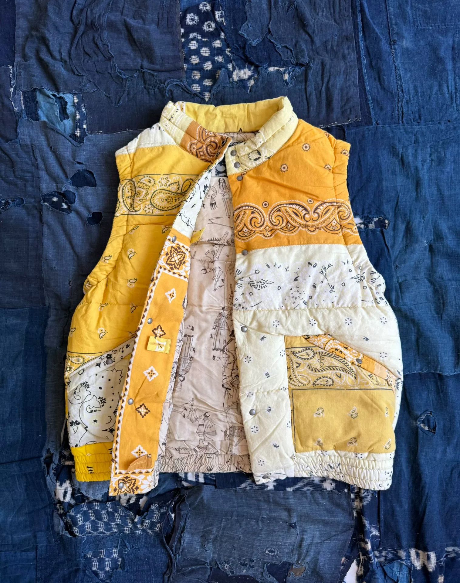 Visvim Visvim Insulator Down Vest in Yellow Size US XL / EU 56 / 4 - 2 Thumbnail