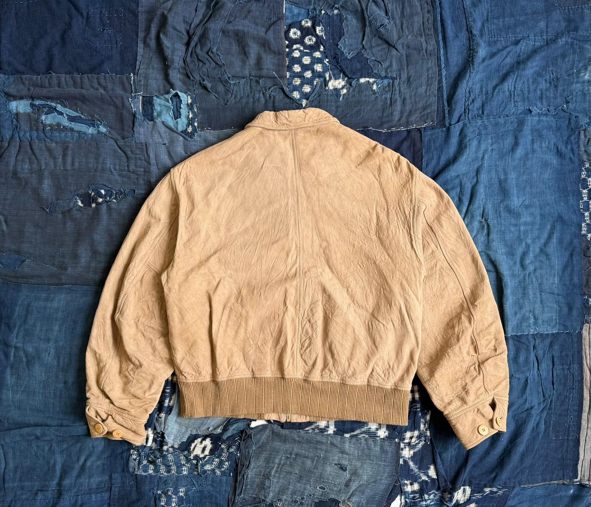 Visvim VISVIM Suede Mahon Jacket in Sand Size US S / EU 44-46 / 1 - 3 Thumbnail