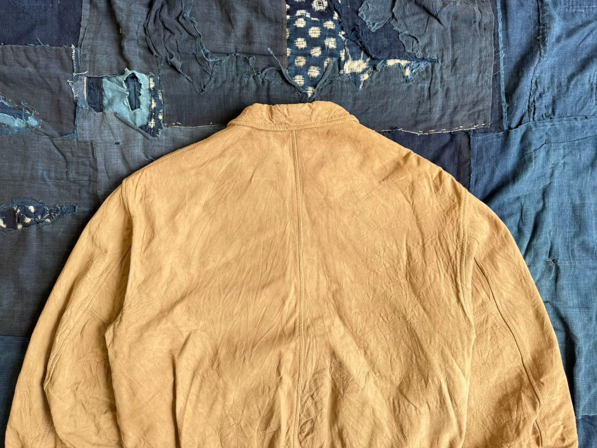 Visvim VISVIM Suede Mahon Jacket in Sand Size US S / EU 44-46 / 1 - 5 Thumbnail