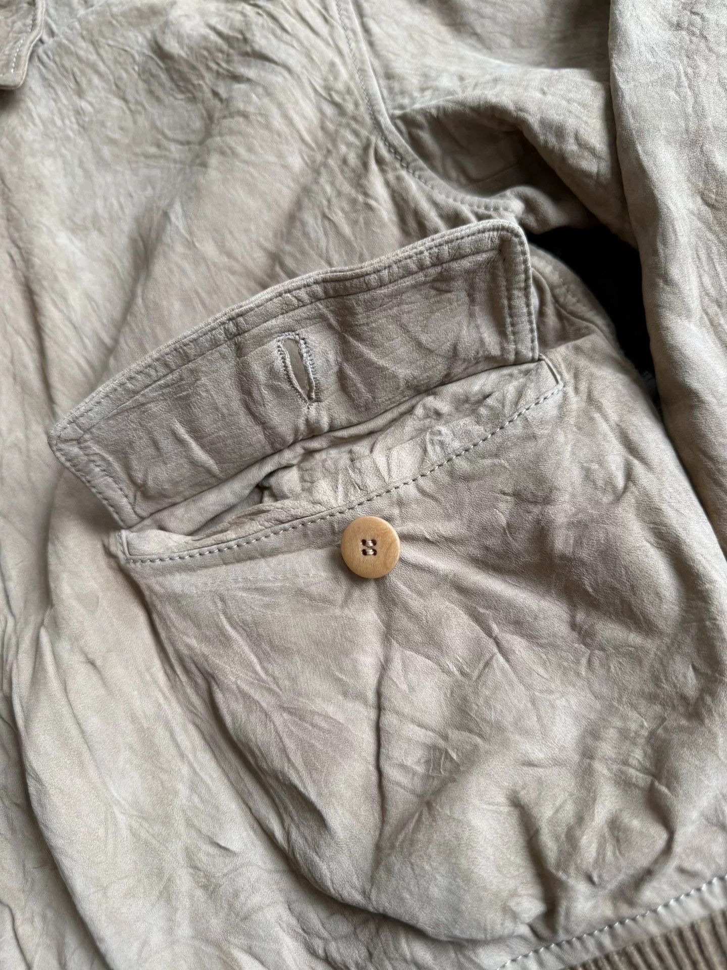 Visvim VISVIM Suede Mahon Jacket in Sand Size US S / EU 44-46 / 1 - 9 Thumbnail